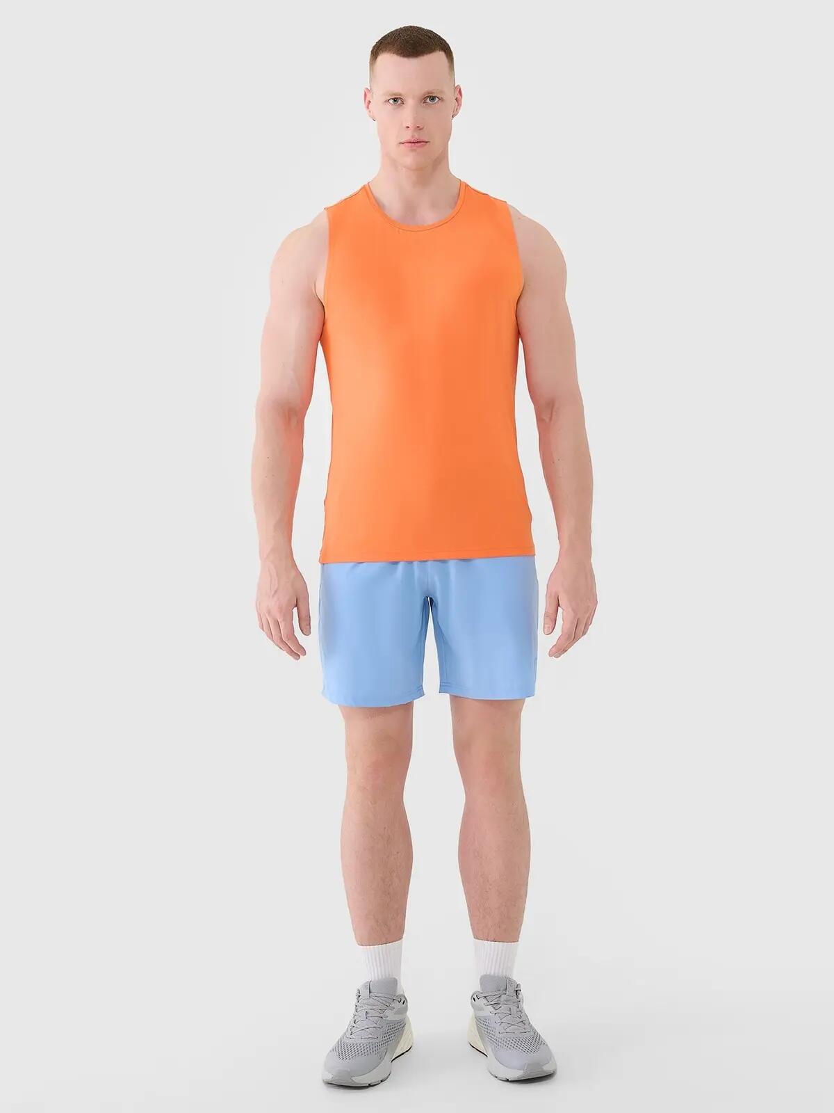 T-SHIRT MĘSKI 4F KOSZULKA TOP TANK SZYBKOSCHNĄCA 5/8