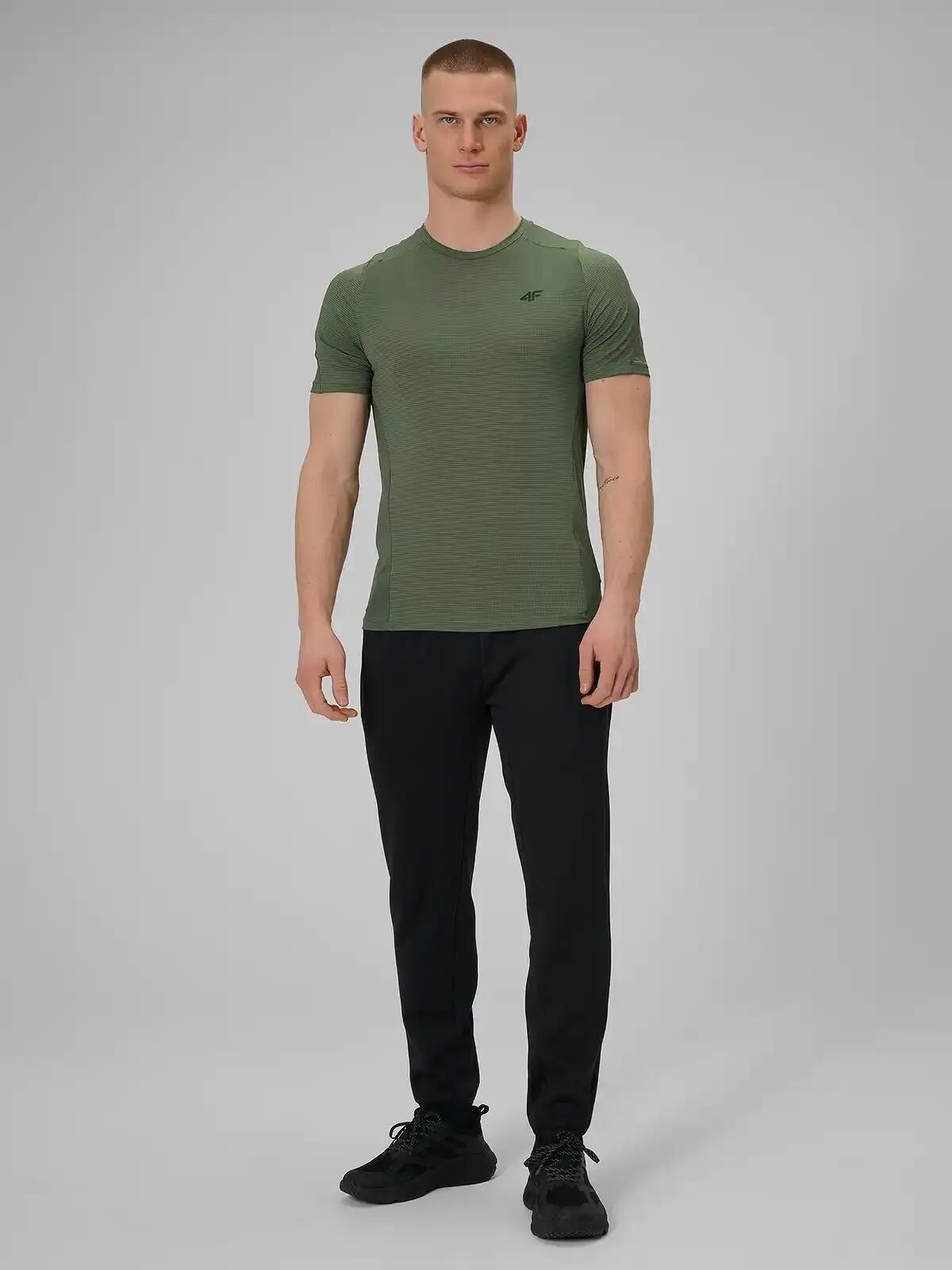 KOSZULKA ROWEROWA 4F T-SHIRT MĘSKI TRENINGOWY SZYBKOSCHNĄCY 2/10