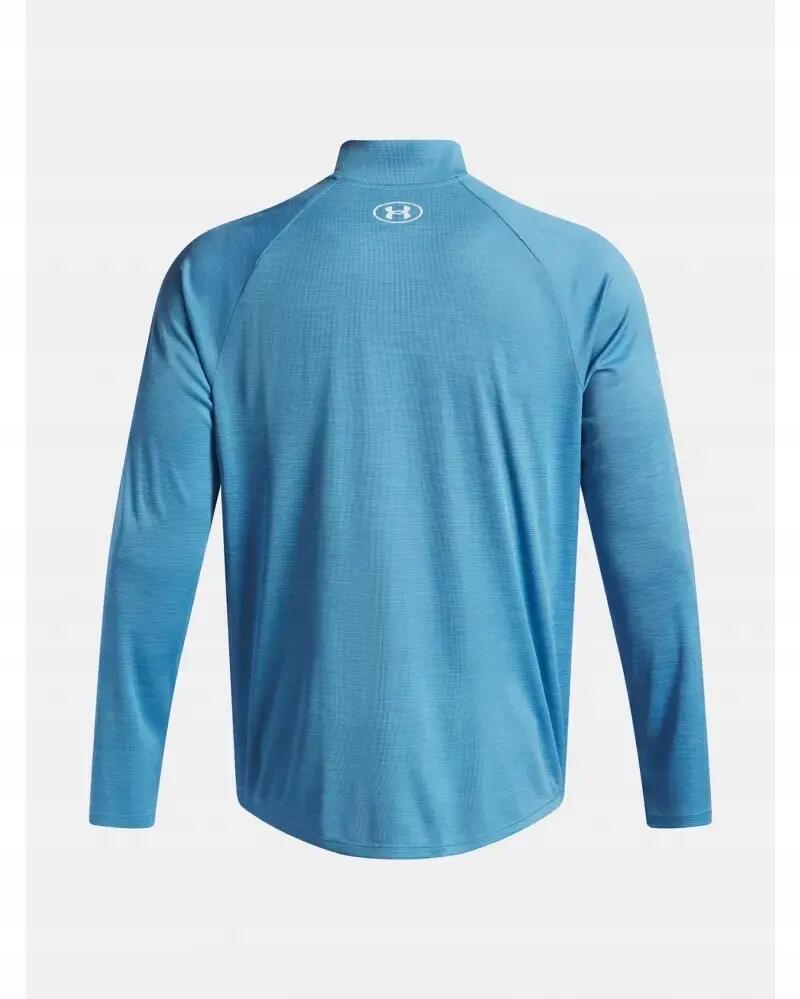Koszulka męska z długim rękawem UA Tech Textured 1/2 Zip 1382797-453 3XL 4/4
