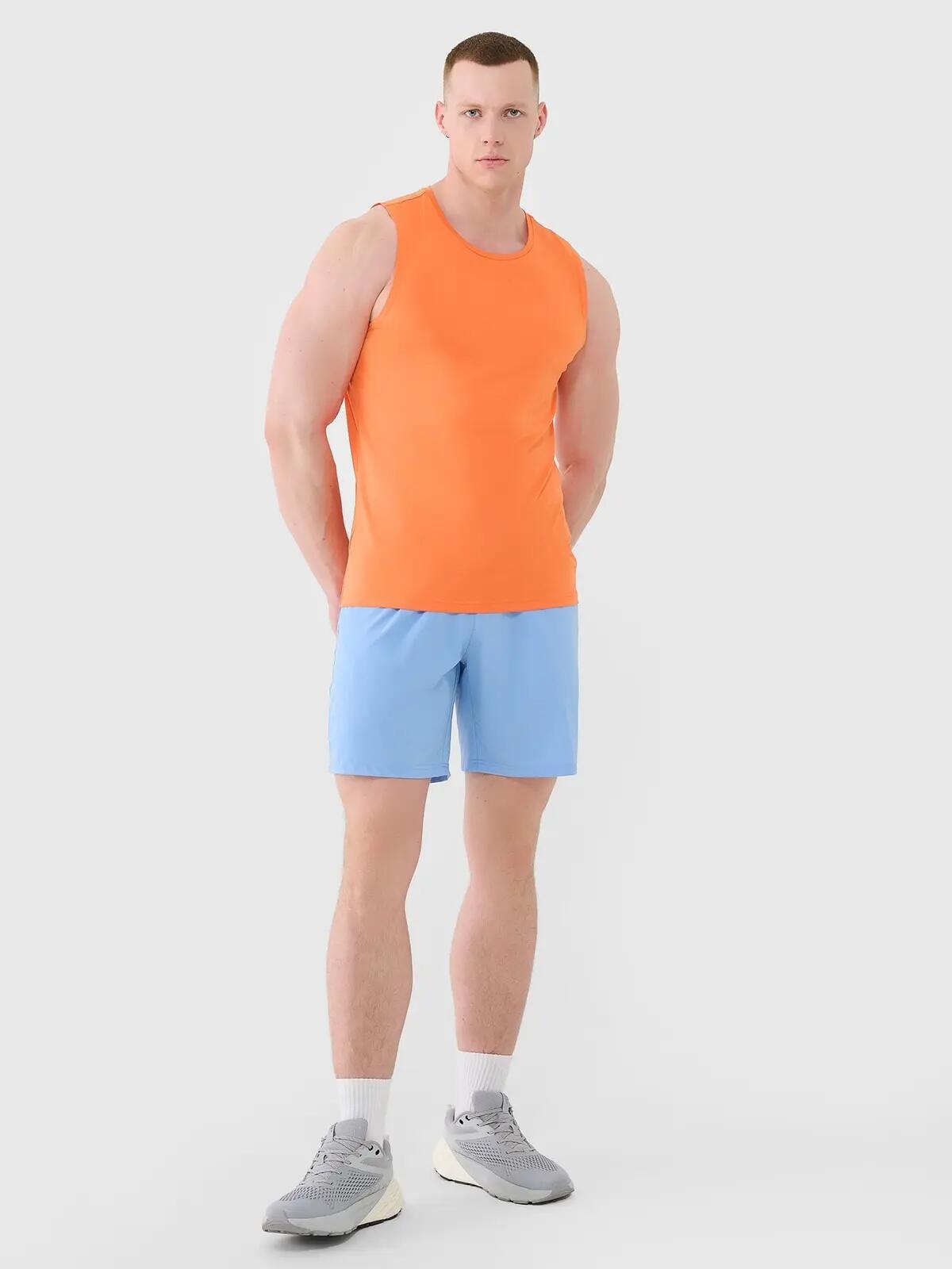 T-SHIRT MĘSKI 4F KOSZULKA TOP TANK SZYBKOSCHNĄCA 3/8