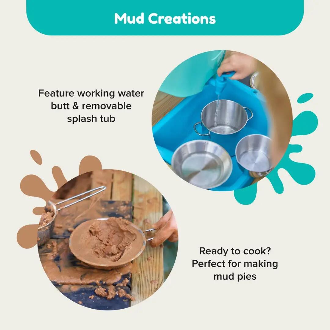 Kinderhuisje met vloer, veranda en keuken BOUTON D'OR COTTAGE bruin FSC® 5/5