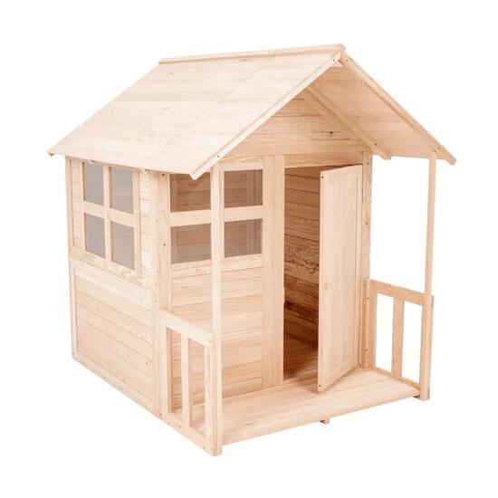 Maisonnette avec plancher et véranda BOUTON D'OR COTTAGE bois FSC®