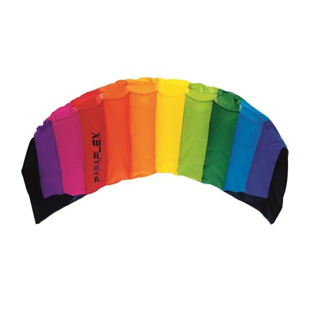 Lenkmatte Paraflex Basic 1.7 (regenbogen) - flugfertig m. Schnur & Lenkschlaufen 8/8