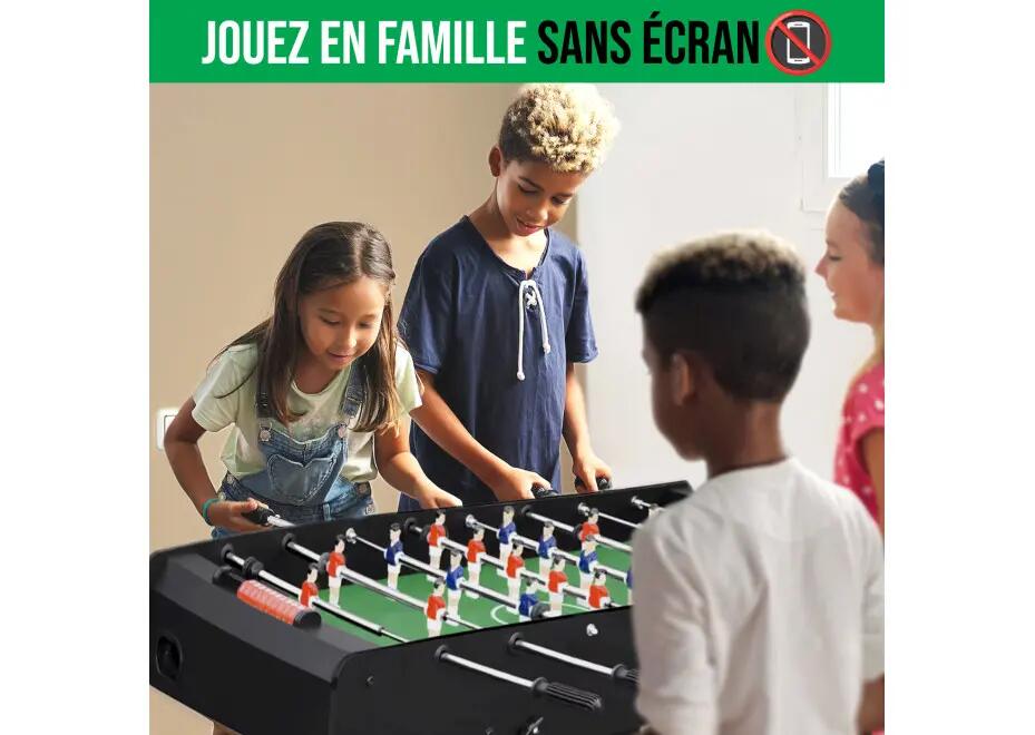 Baby foot Zizou pliable noir 6/7