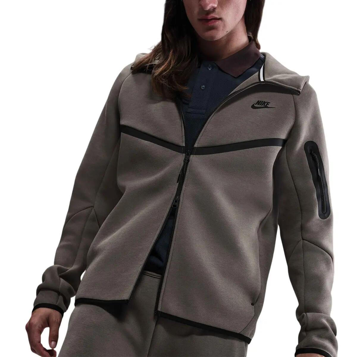 Felpa Uomo Nike Tech Fleece con Cappuccio e Zip Intera 4/6