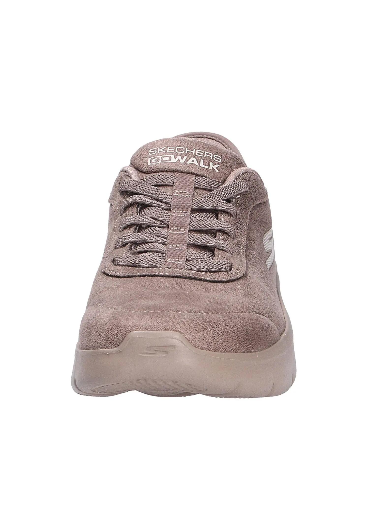 Skechers Damen GO WALK Flex Mali Slip Ins Sneaker Brown 4/7