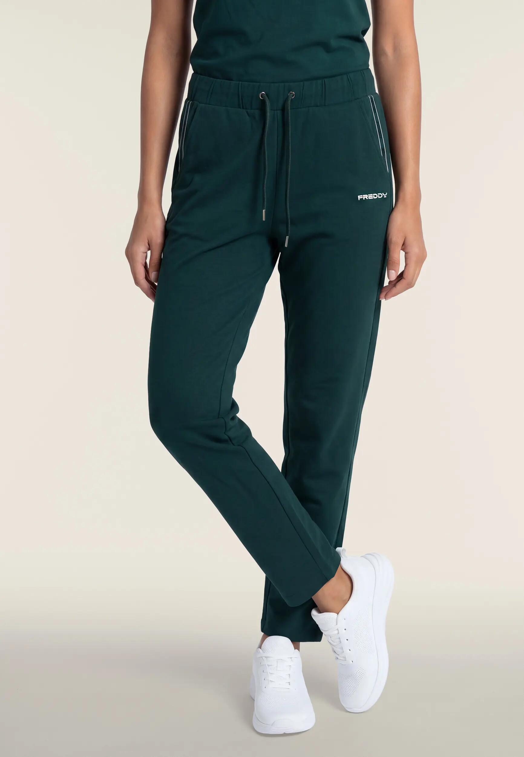 Broek regular "Soft-Touch" met zijkanten met logo 2/6