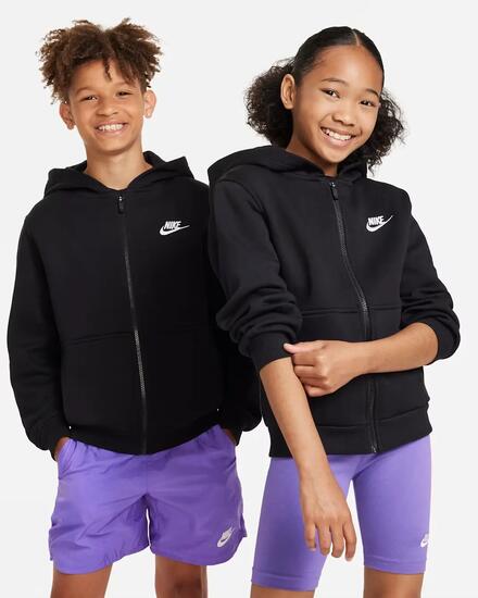 Nike Kinder Sweatjacke Big Kids Club Fleece FZ Hoodie FD3004