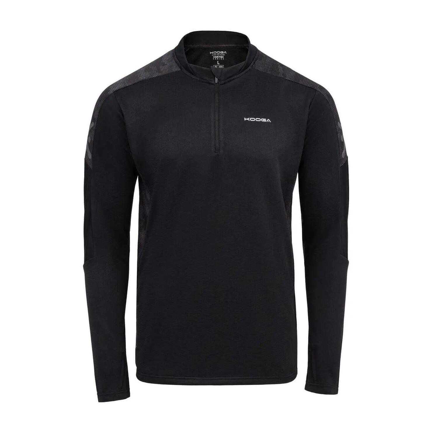 KooGa Mens Vortec Camouflage Rugby Base Layer Top