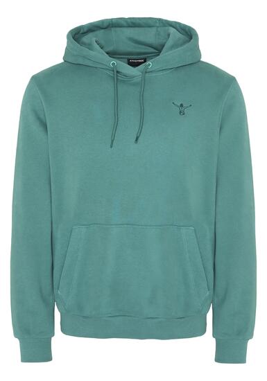 Kapuzensweatshirt mit großem Logo-Rückenprint