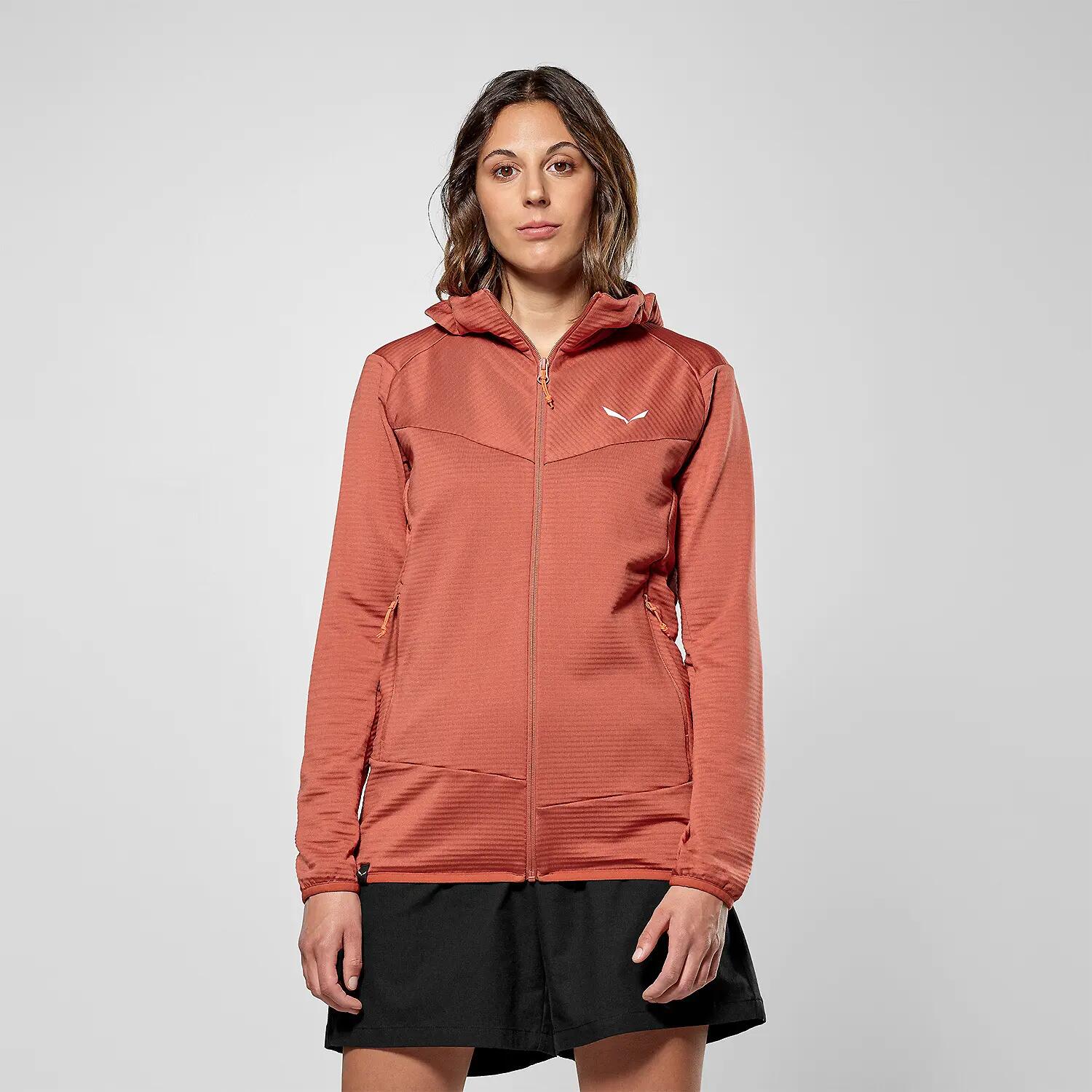 Veste de randonnée à capuche zippée femme Salewa Puez Altavia 3/5