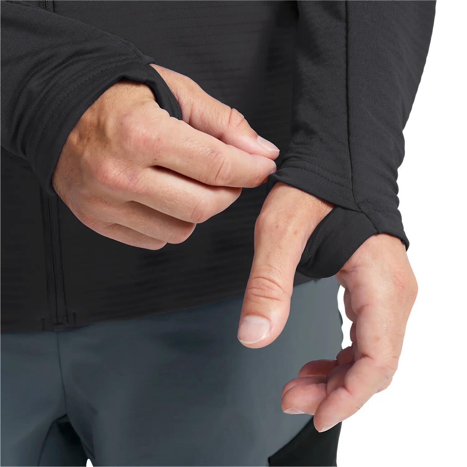 Heren trekkingtrui Jack Wolfskin Litestride Full Zip 8/8