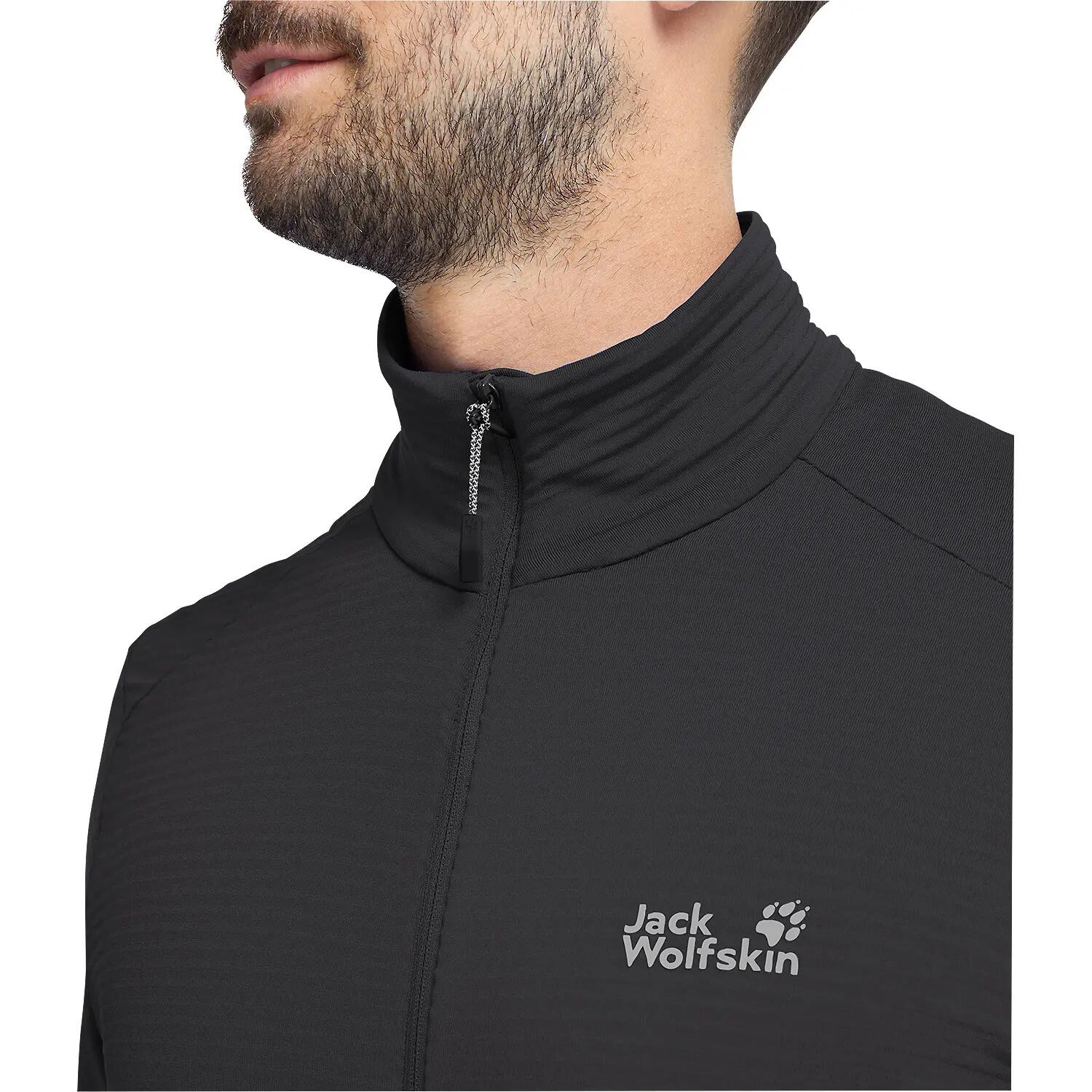 Heren trekkingtrui Jack Wolfskin Litestride Full Zip 6/8