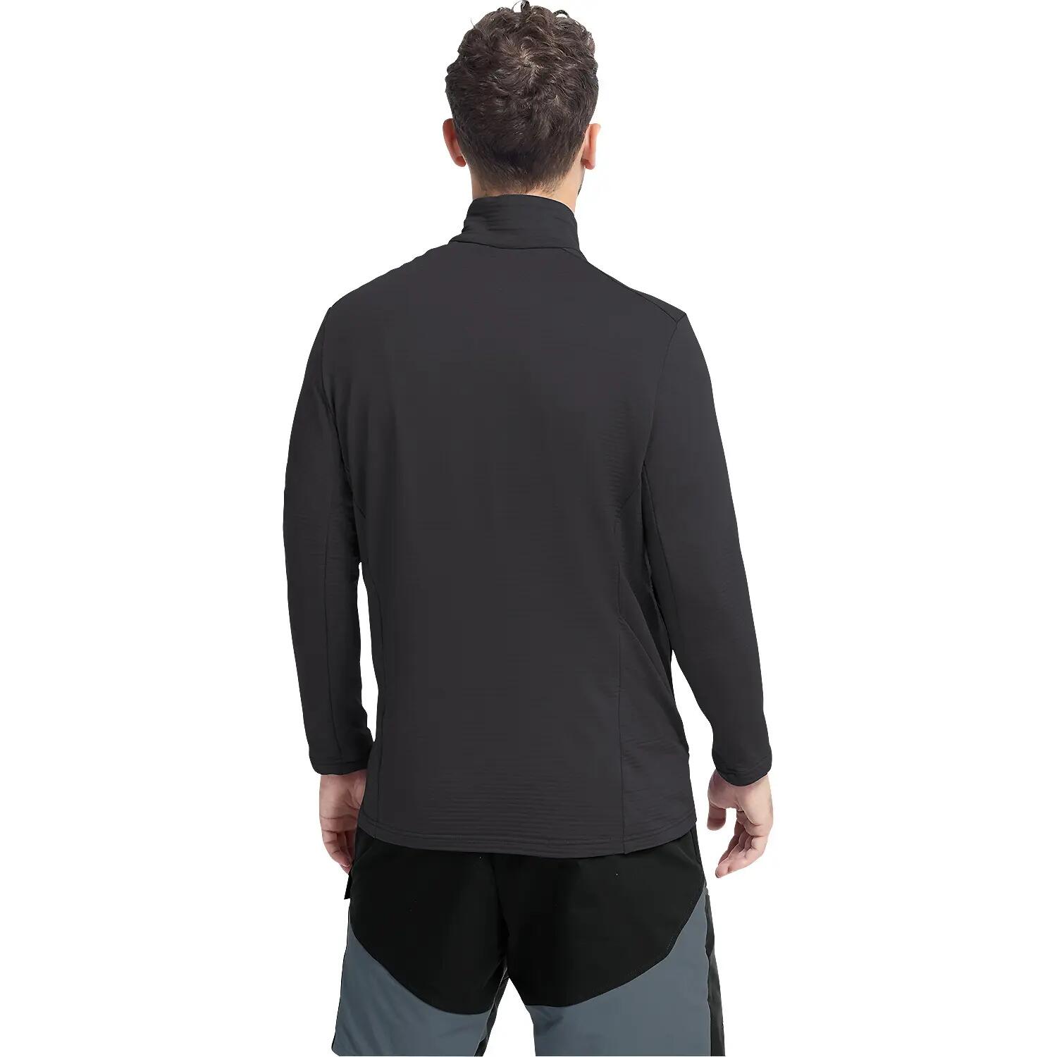 Heren trekkingtrui Jack Wolfskin Litestride Full Zip 3/8