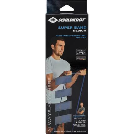 Unisex Kleingerät SUPER BAND Medium 32mm blue, 1 Widerstandsband, in 4C Box