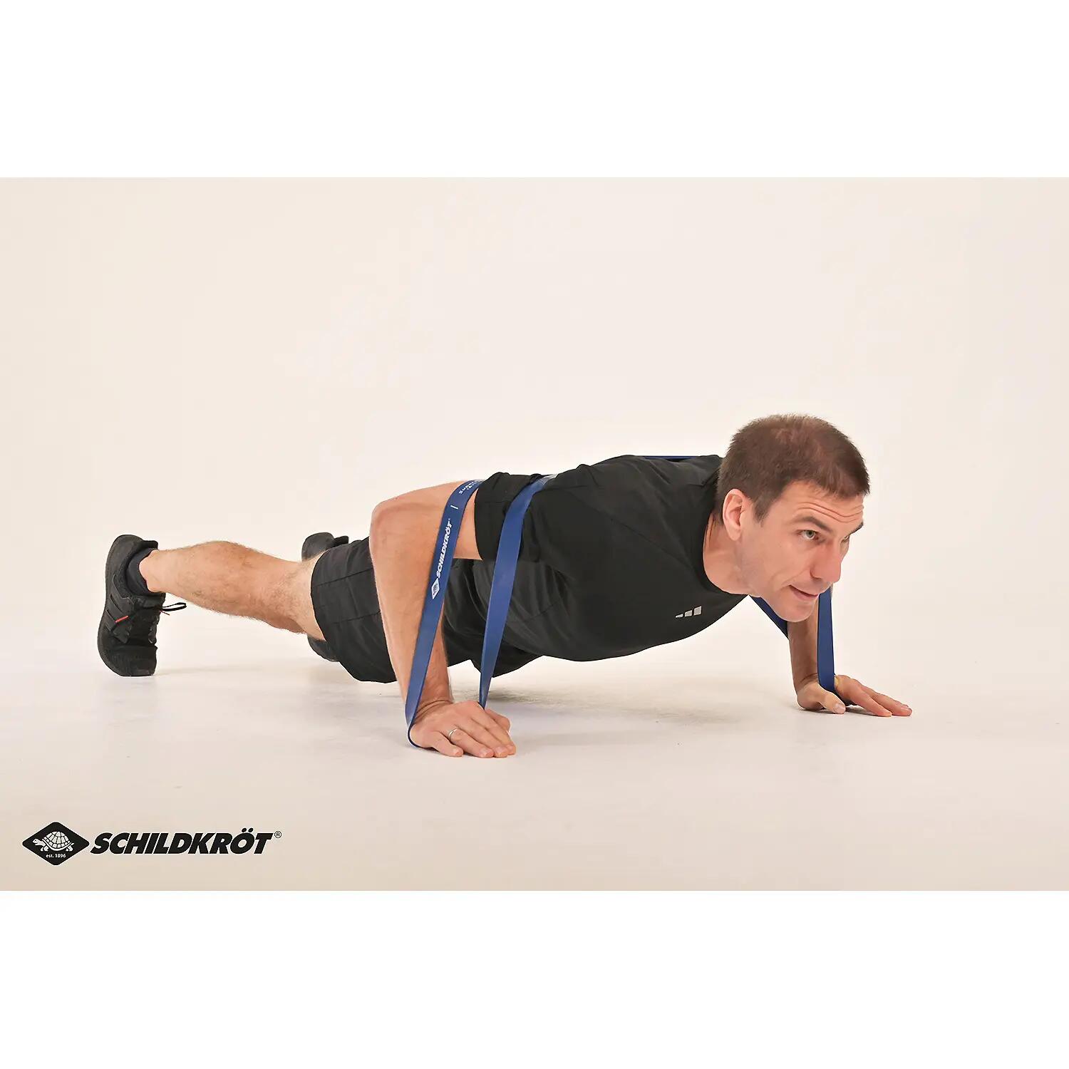 Fascia elastica fitness Super Band a media resistenza (20-30 kg) 7/7