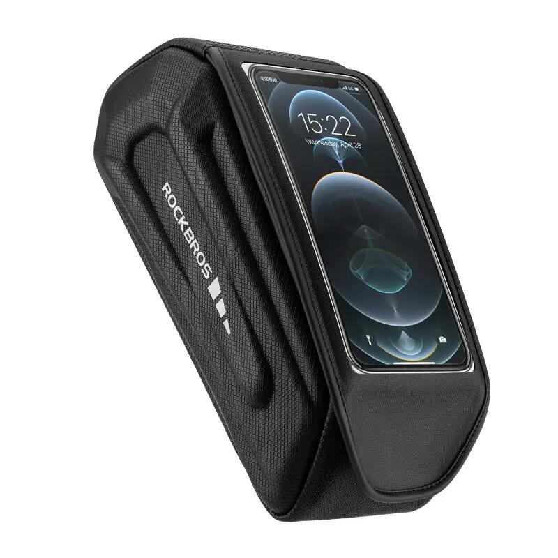 Bike Phone Holder Top Tube Front Frame Bag Mount Handlebar Bag 6.8" EVA