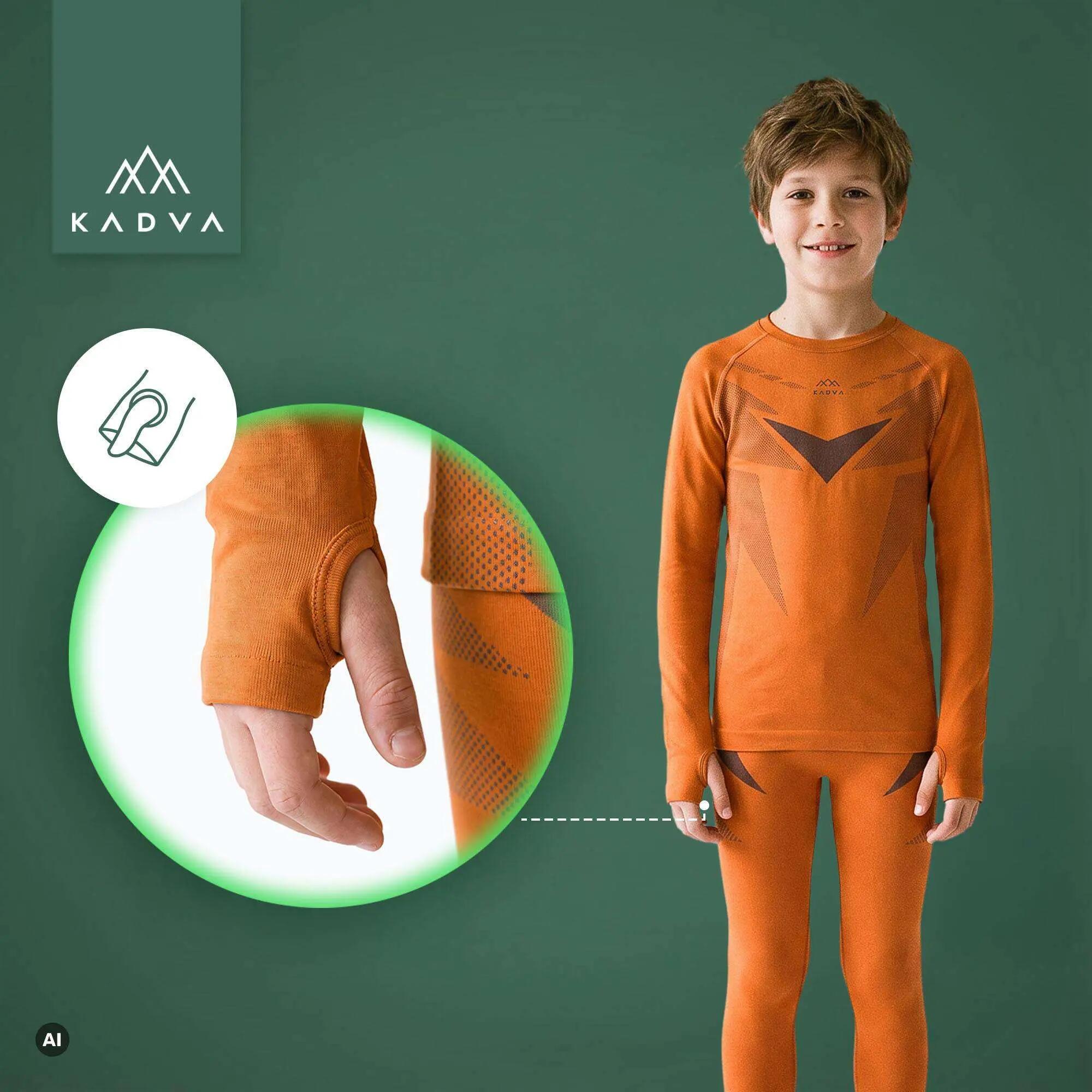 Roupa térmica para crianças KADVA ALPINESTEP THERMO LIGHT PLUS JR SET 7/7