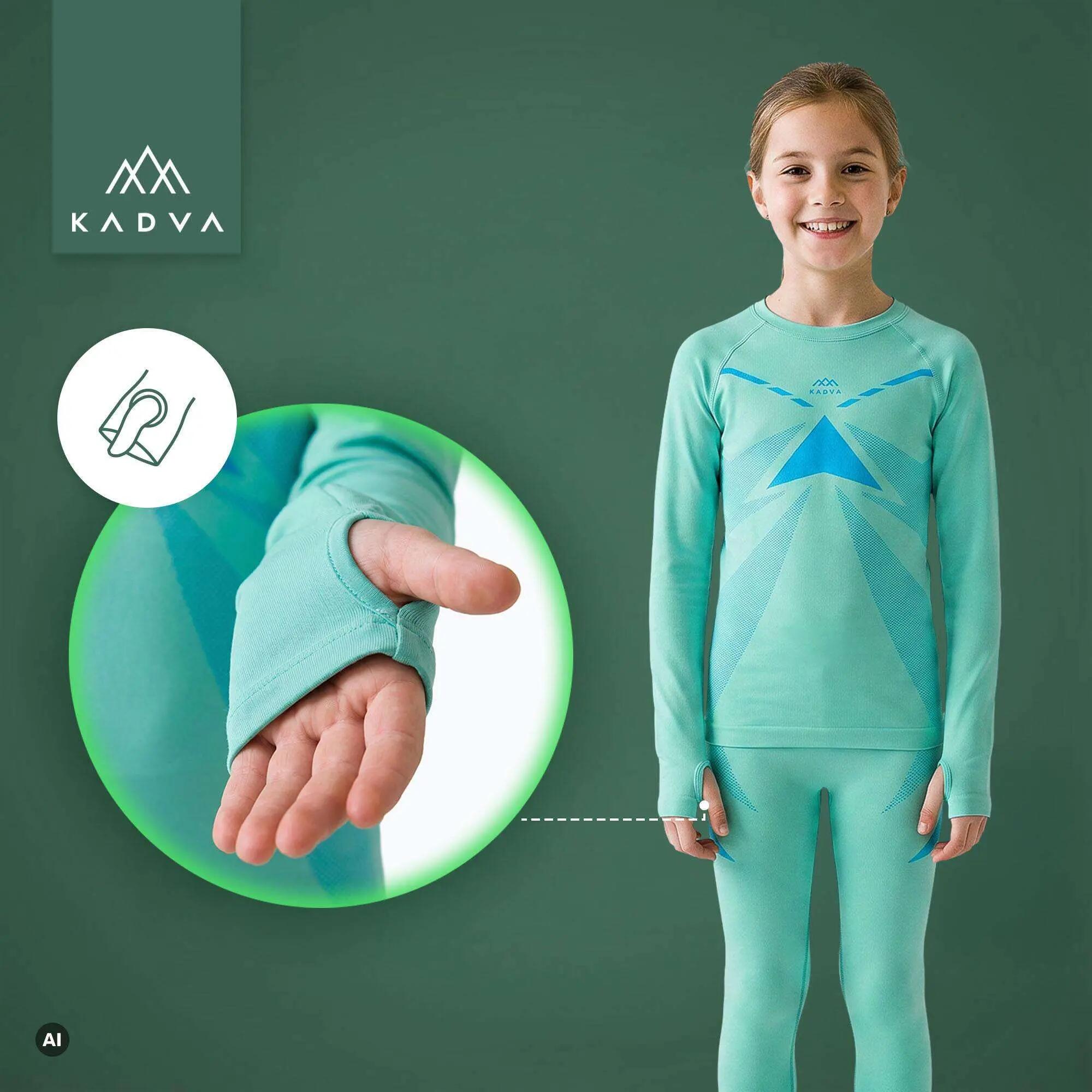 Ropa interior térmica para niños KADVA ALPINESTEP THERMO LIGHT PLUS JR SET 7/7