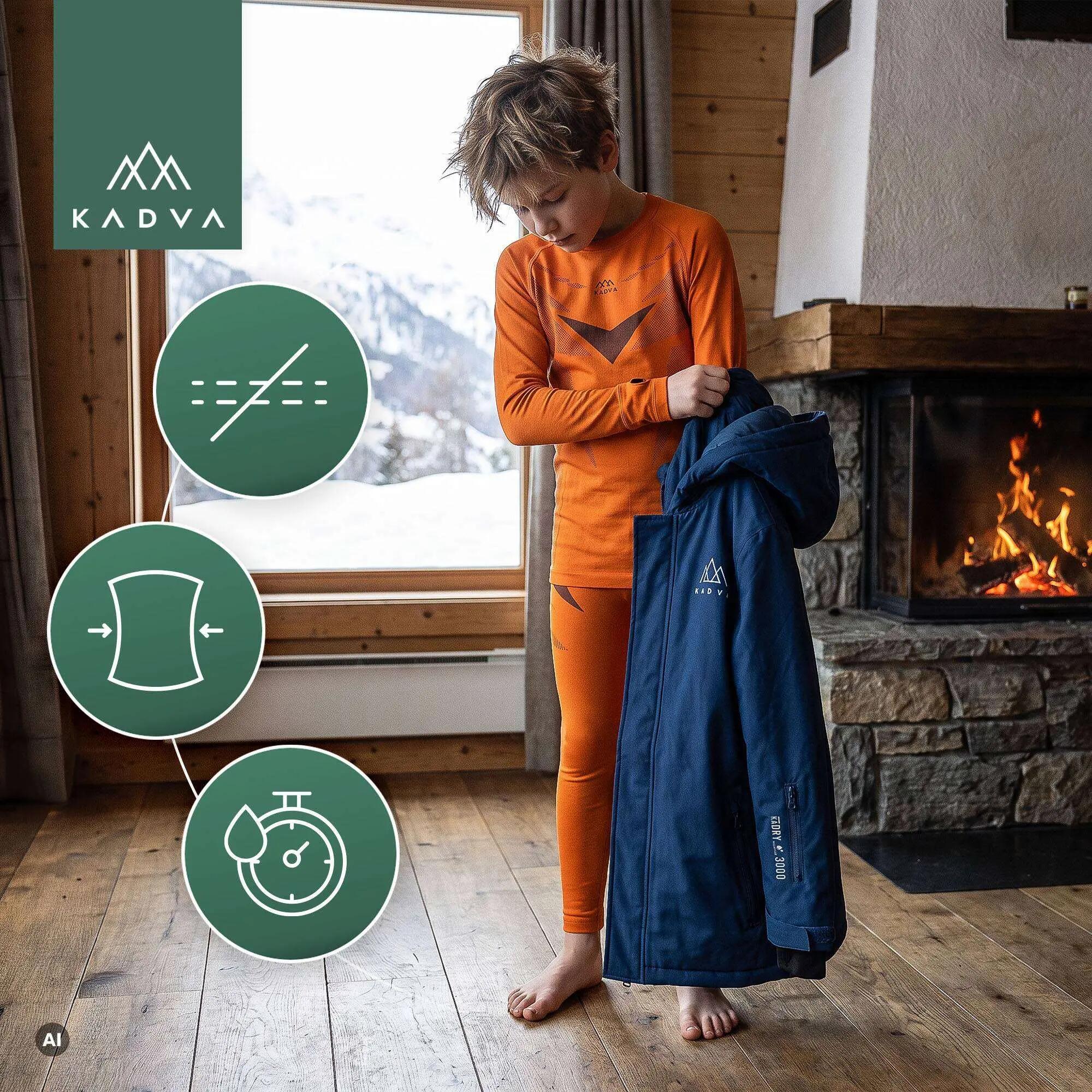 Roupa térmica para crianças KADVA ALPINESTEP THERMO LIGHT PLUS JR SET 6/7