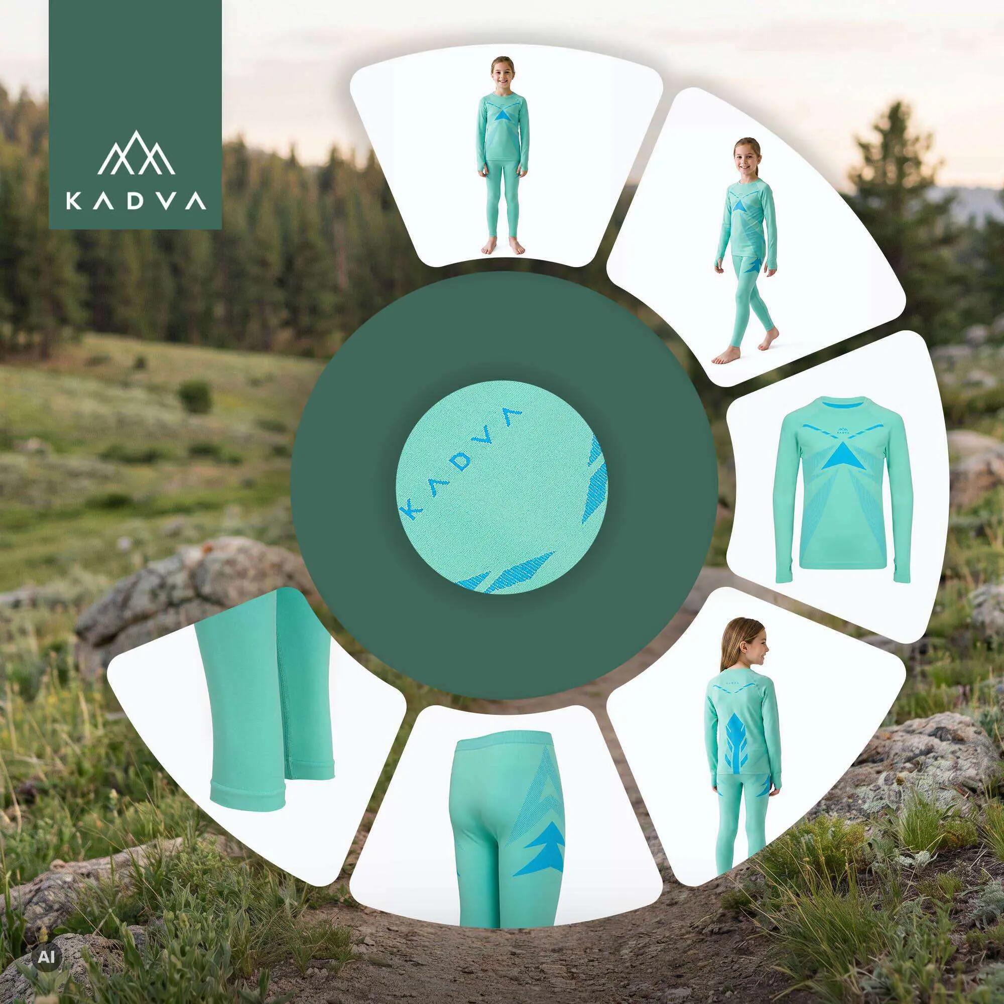 Ropa interior térmica para niños KADVA ALPINESTEP THERMO LIGHT PLUS JR SET 5/7