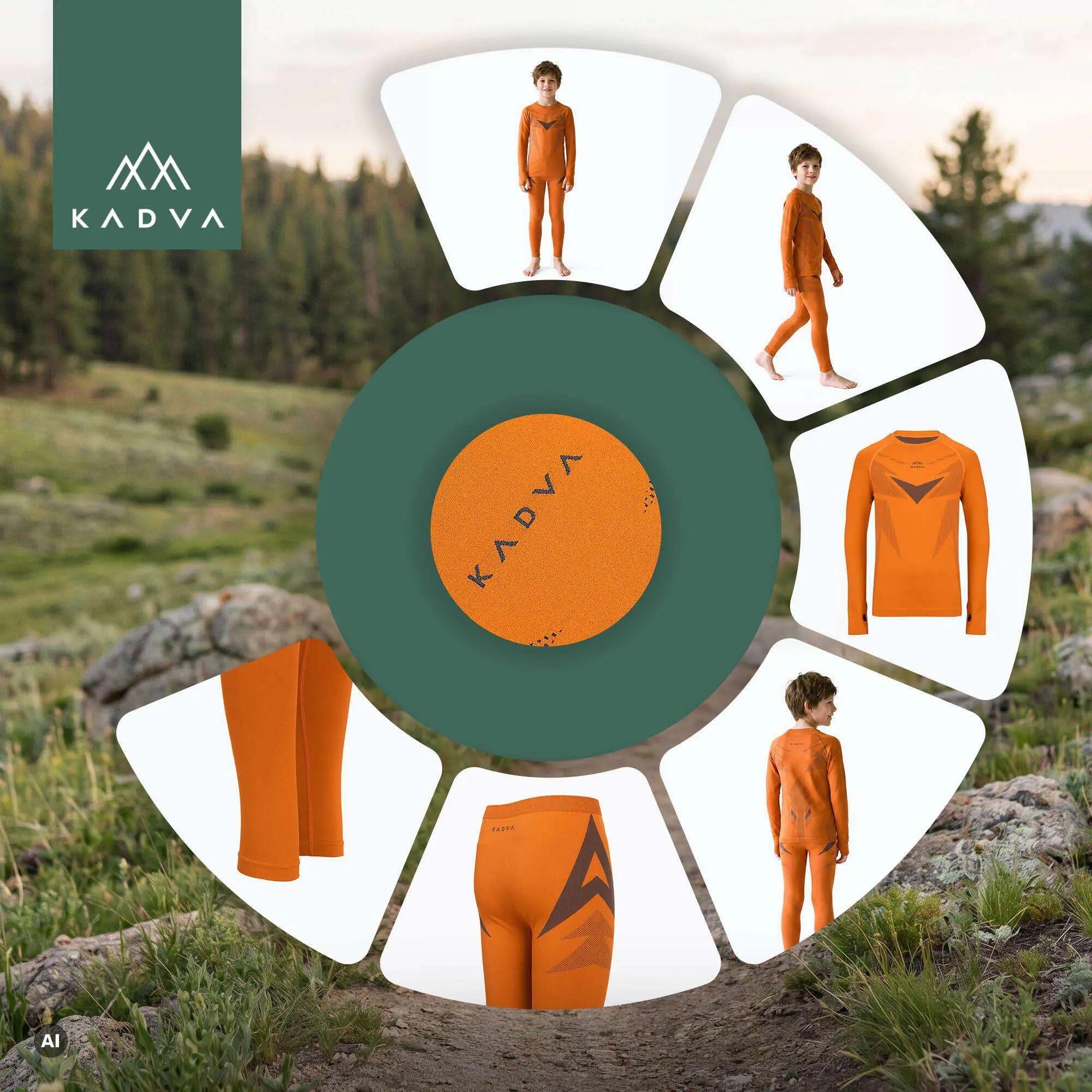 Roupa térmica para crianças KADVA ALPINESTEP THERMO LIGHT PLUS JR SET 5/7