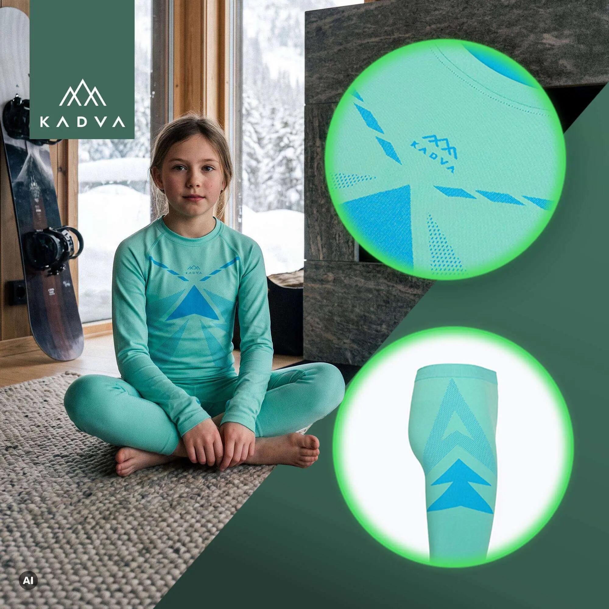 Ropa interior térmica para niños KADVA ALPINESTEP THERMO LIGHT PLUS JR SET 4/7