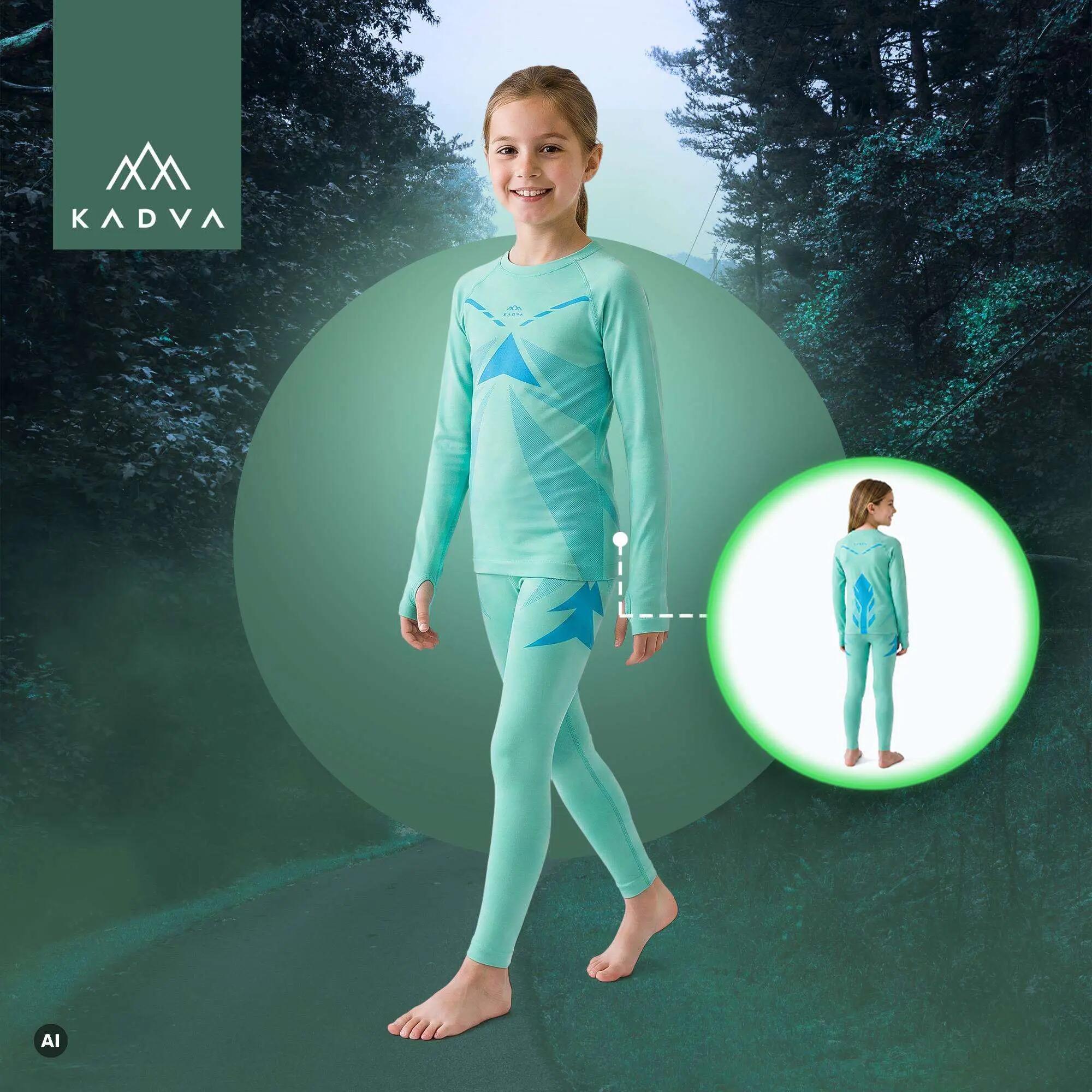 Ropa interior térmica para niños KADVA ALPINESTEP THERMO LIGHT PLUS JR SET 3/7
