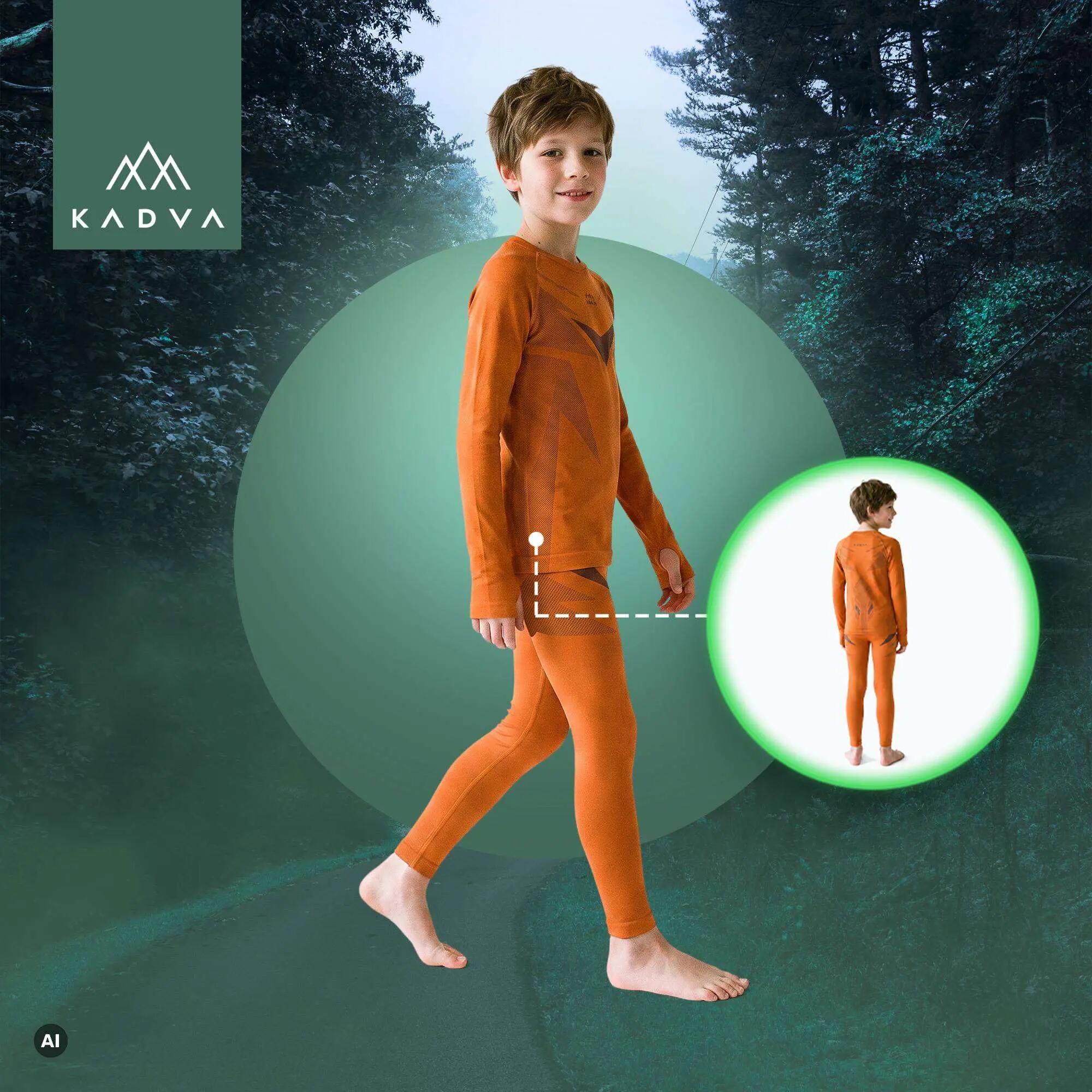 Roupa térmica para crianças KADVA ALPINESTEP THERMO LIGHT PLUS JR SET 3/7