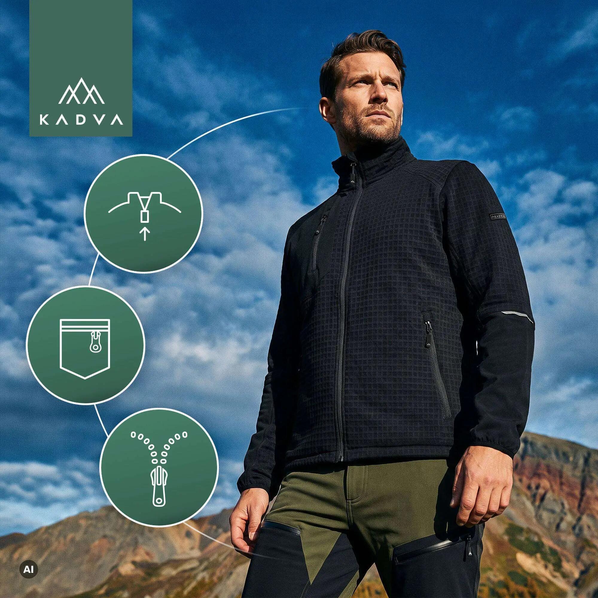 Herren-Trekkingpullover KADVA ForPeak WP 6/7