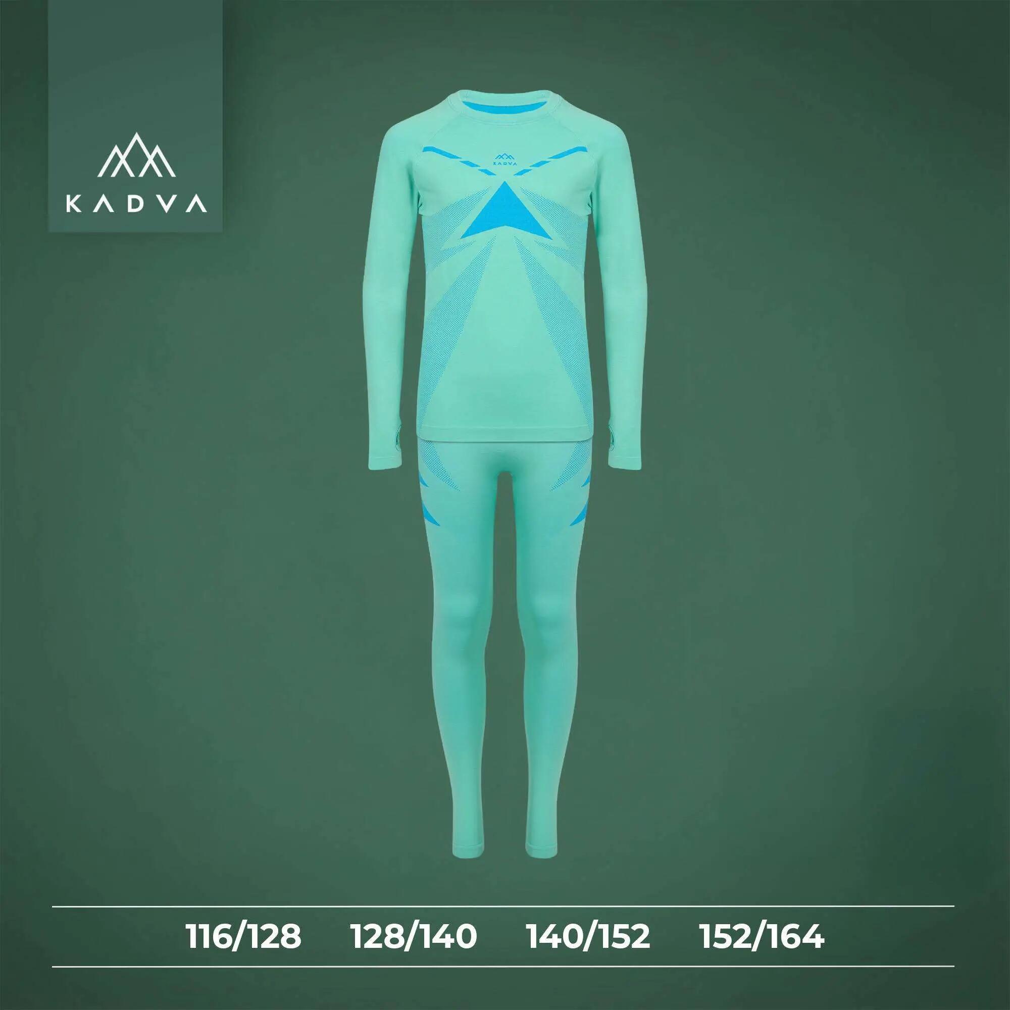 Ropa interior térmica para niños KADVA ALPINESTEP THERMO LIGHT PLUS JR SET 2/7