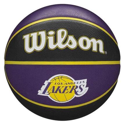 Ballon De Basket Motif/style NBA LOS ANGELES LAKERS (Noir / Violet Clair) Taille