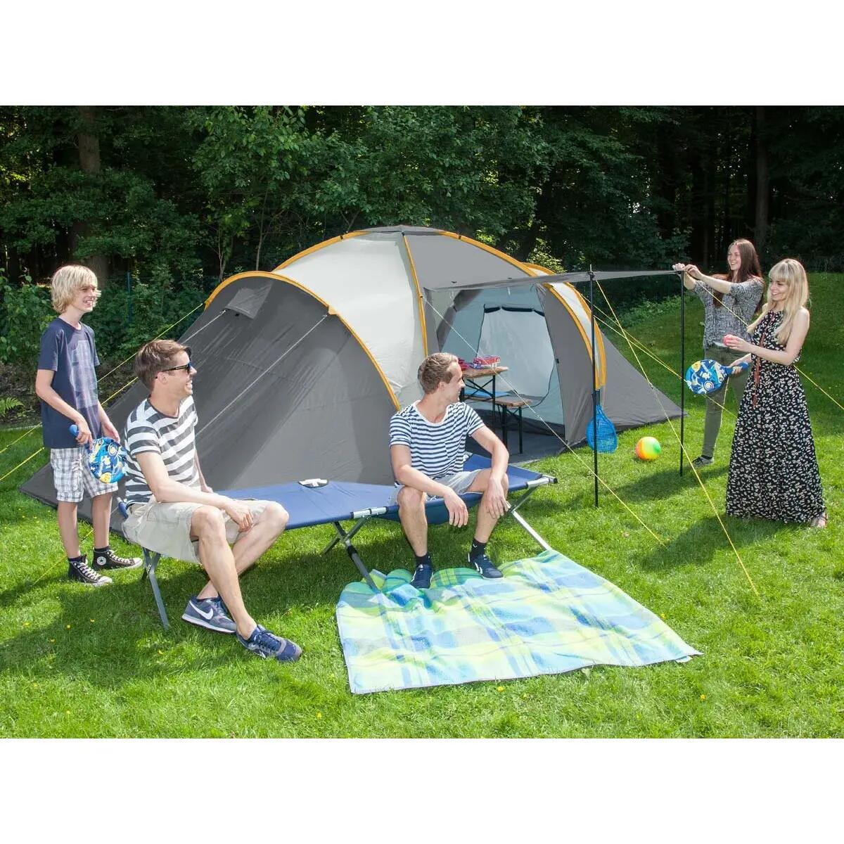 Tenda de campismo - Daytona 6 XL 6 pessoas - cúpula - 3x cabina de dormir 6/14