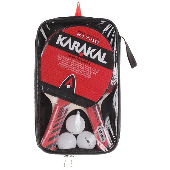 Set na stolní tenis Karakal KTT-50 se dvěma pálkami a třemi míčky 3/3