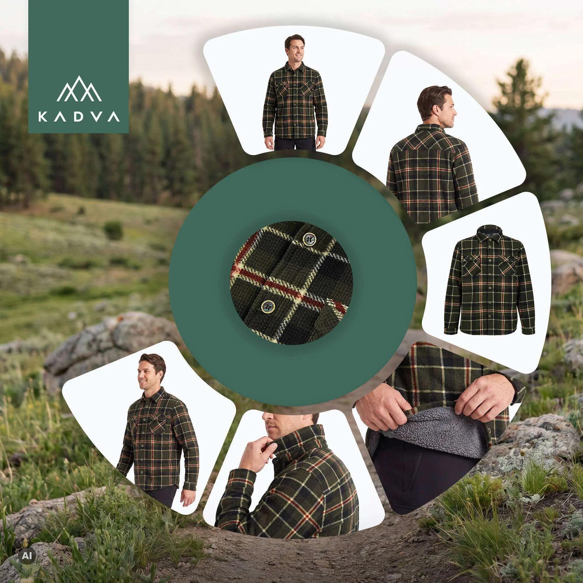 Casaco de trekking masculino KADVA Walkora 5/7