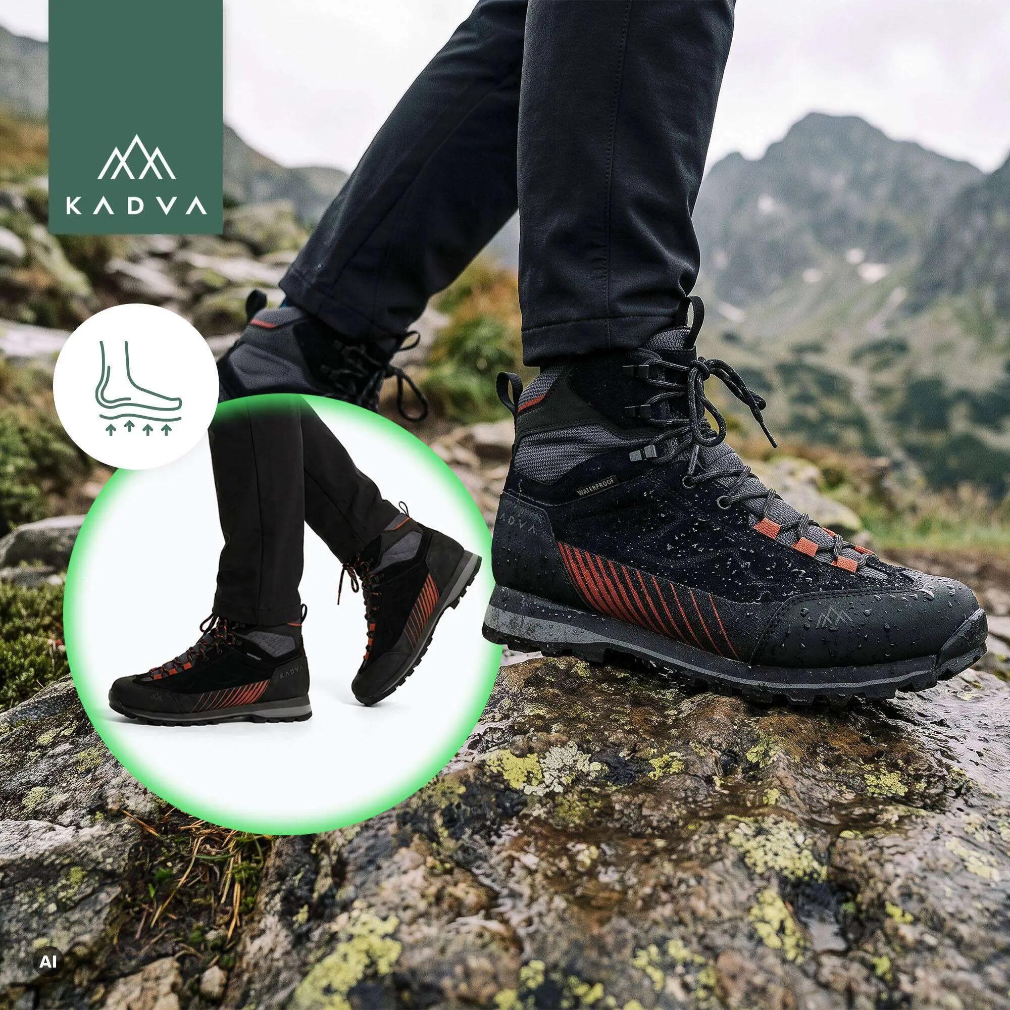 Herren-Trekkingschuhe KADVA Nevra Mid WP 6/7