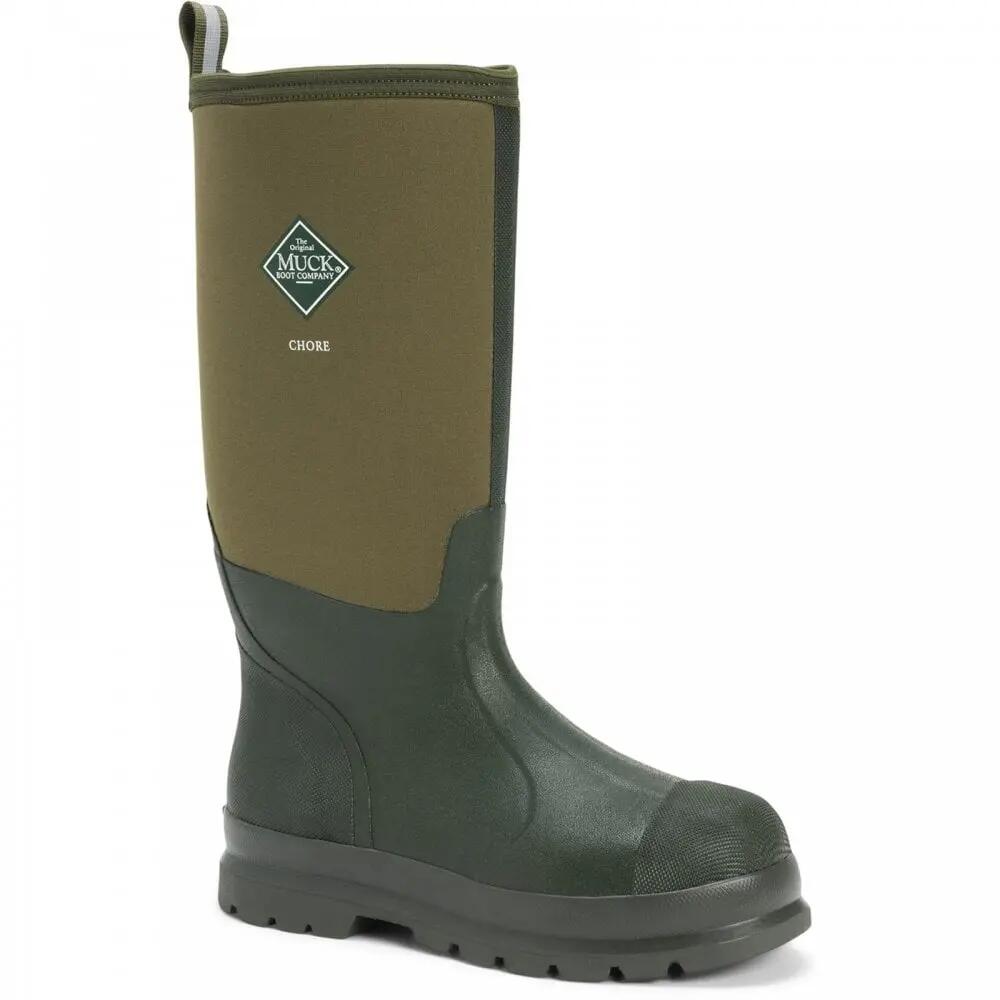 Chore Classic Hi Textile/Weather Wellingtons GREEN 6/7