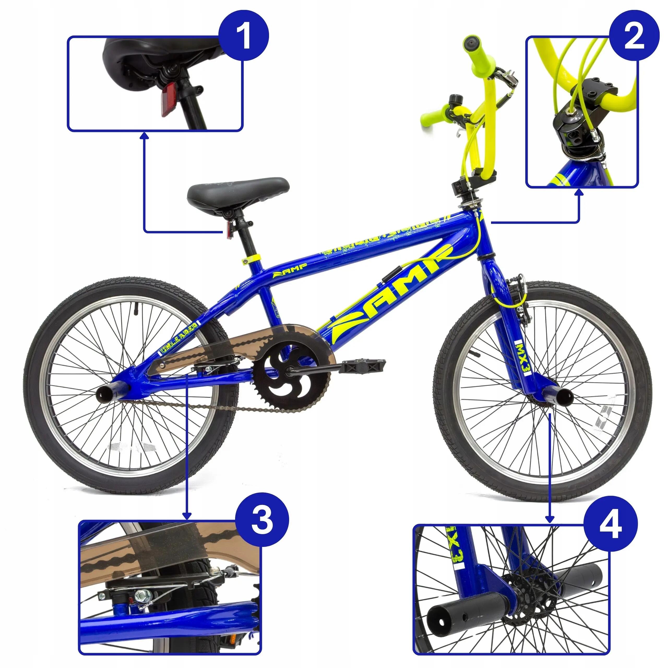 Rower BMX 20" MX3, 1 bieg 14/15