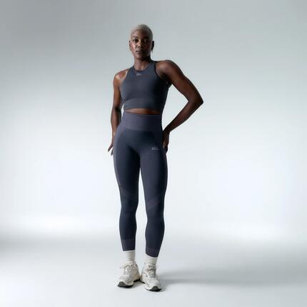 Ensemble de sport Top+Legging Flex Form pour femmes Black Limba
