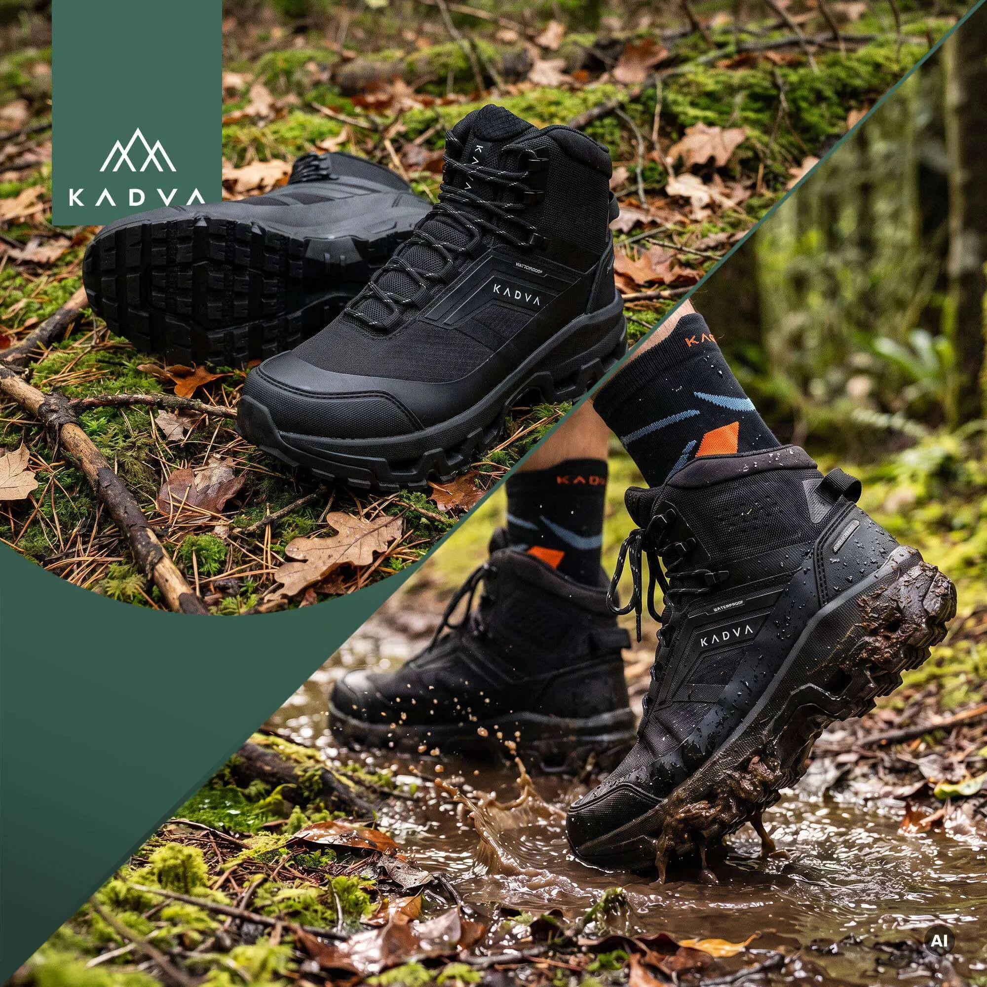 Heren trekkinglaarzen KADVA Obsidian Mid WP 7/7