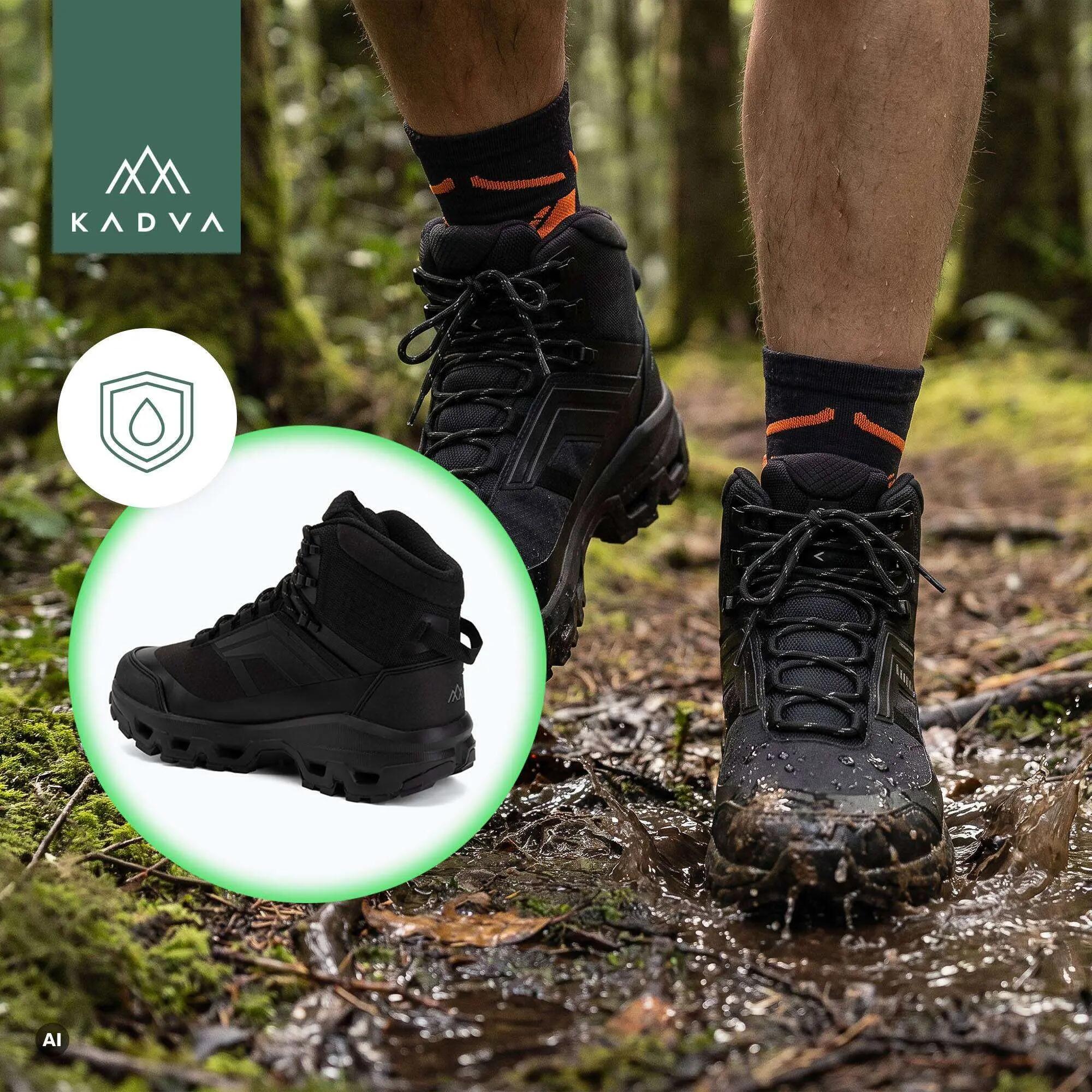 Heren trekkinglaarzen KADVA Obsidian Mid WP 6/7
