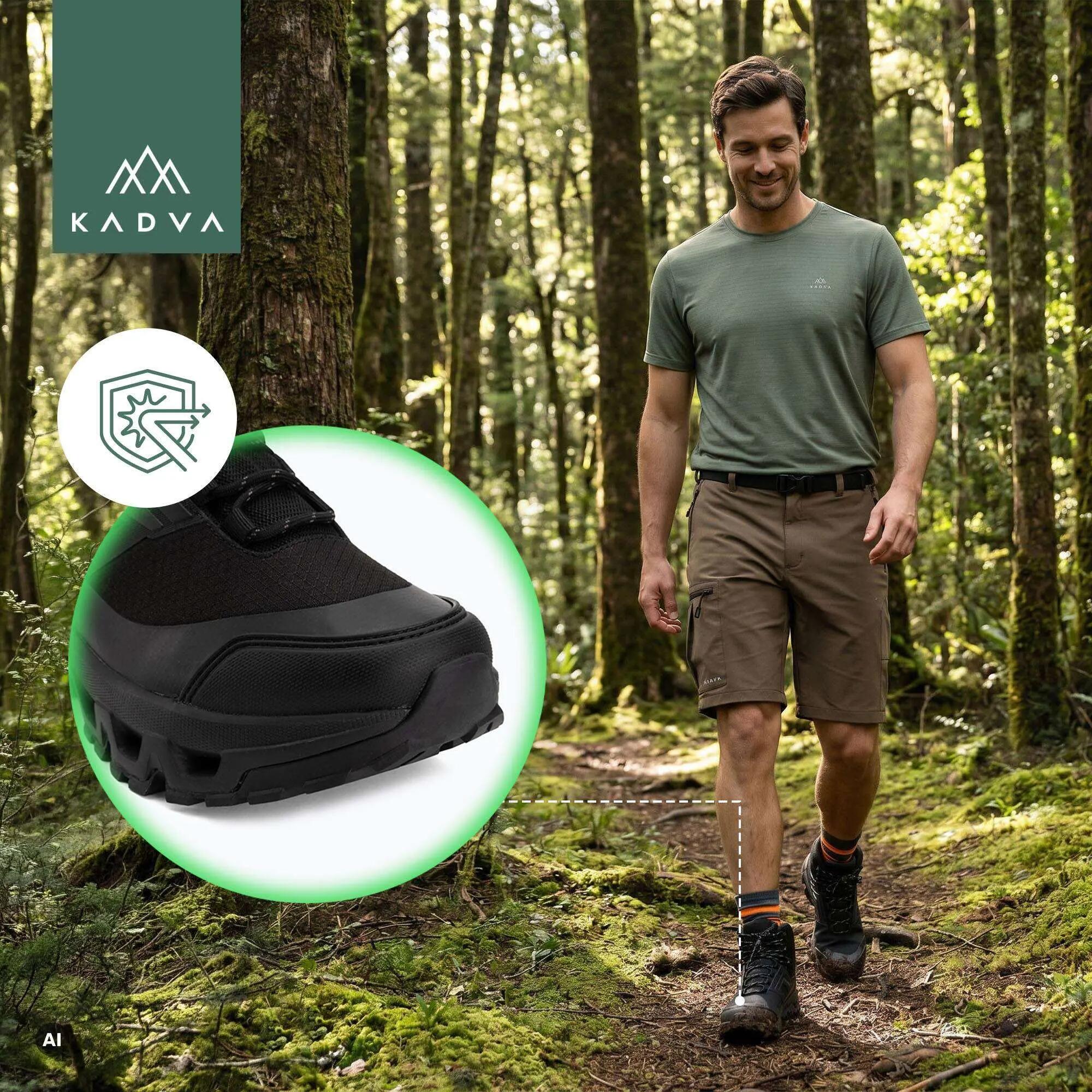 Heren trekkinglaarzen KADVA Obsidian Mid WP 4/7