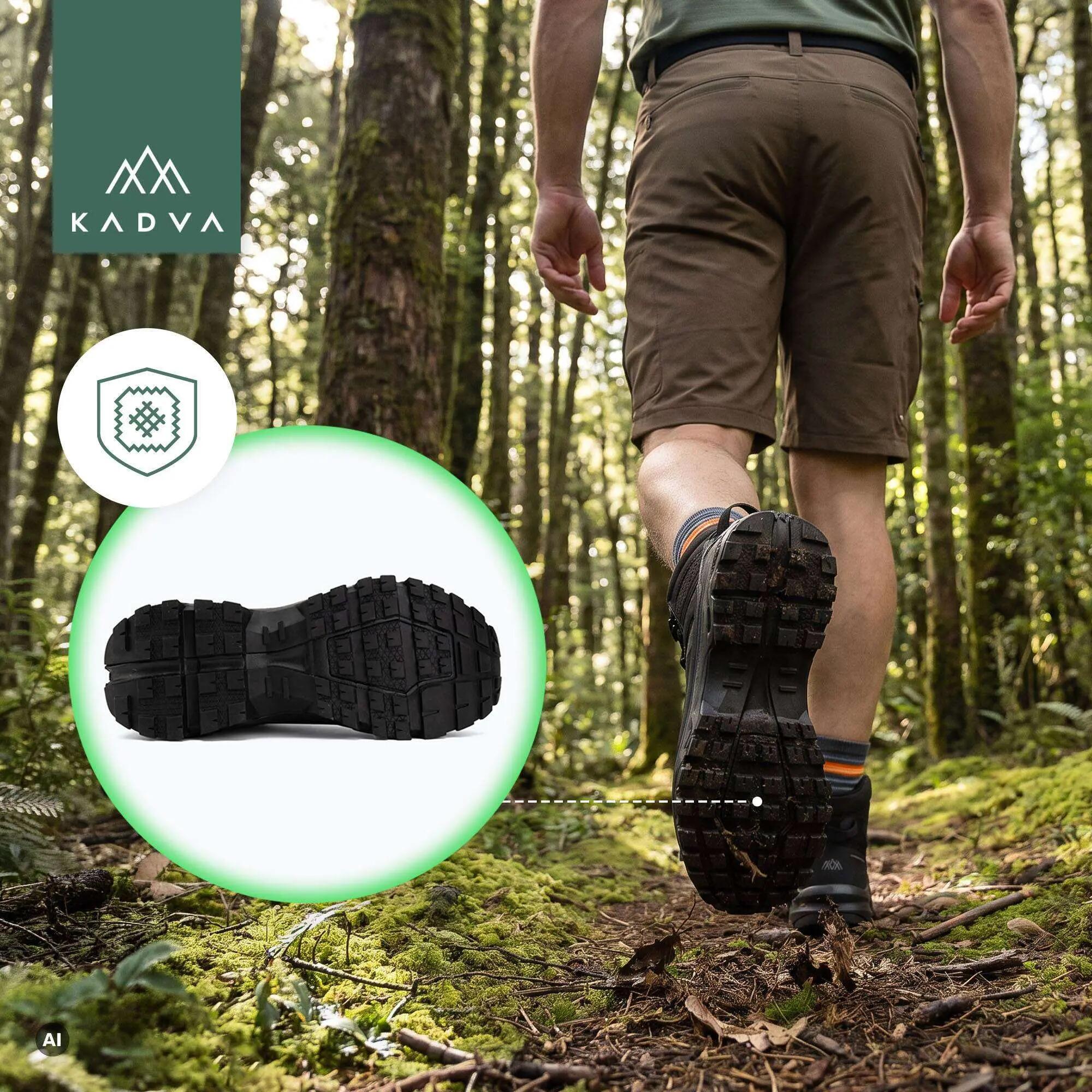 Heren trekkinglaarzen KADVA Obsidian Mid WP 3/7