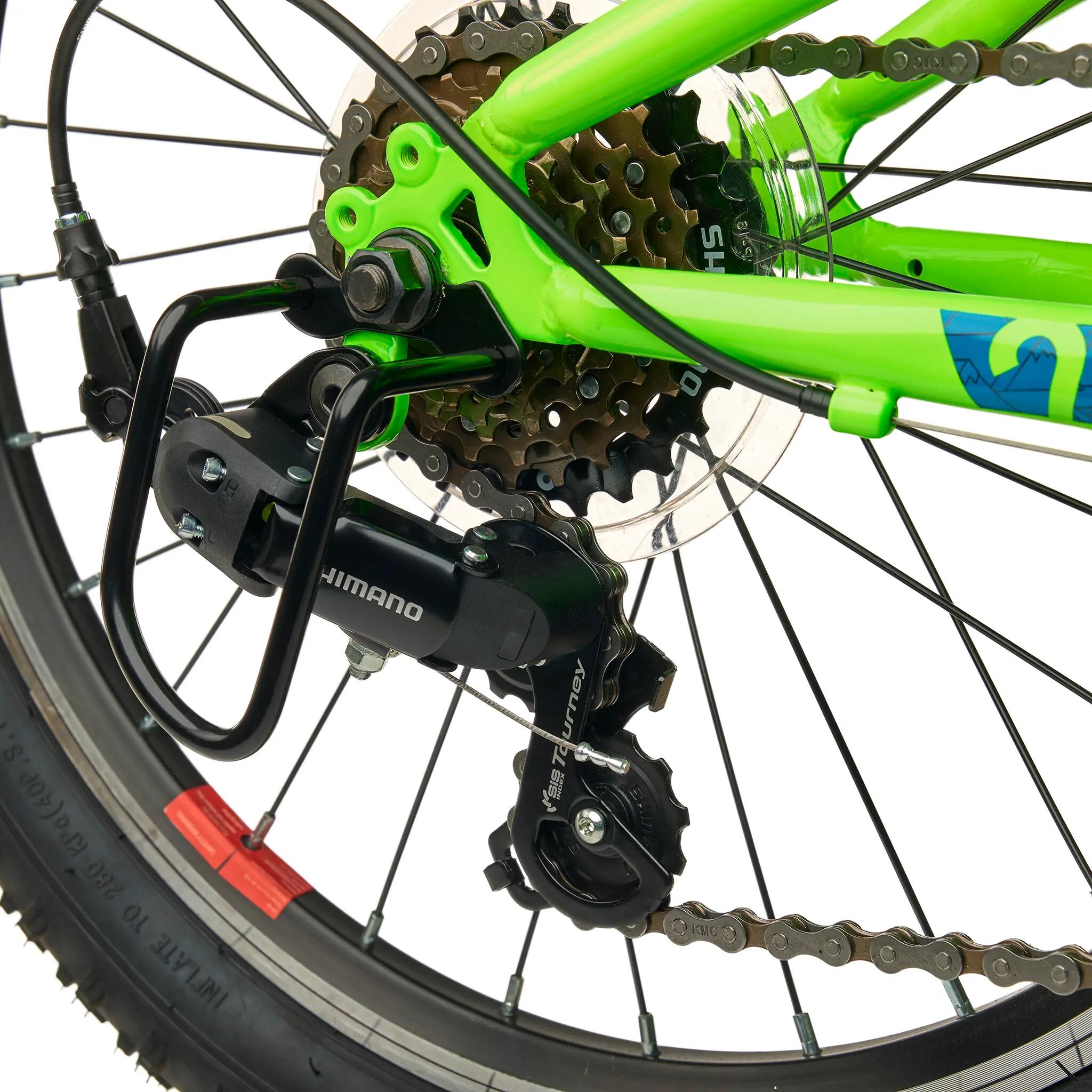 Kinderfiets Unisex S'COOL Xroc K6 6 versnellingen derailleur offroad 3/7
