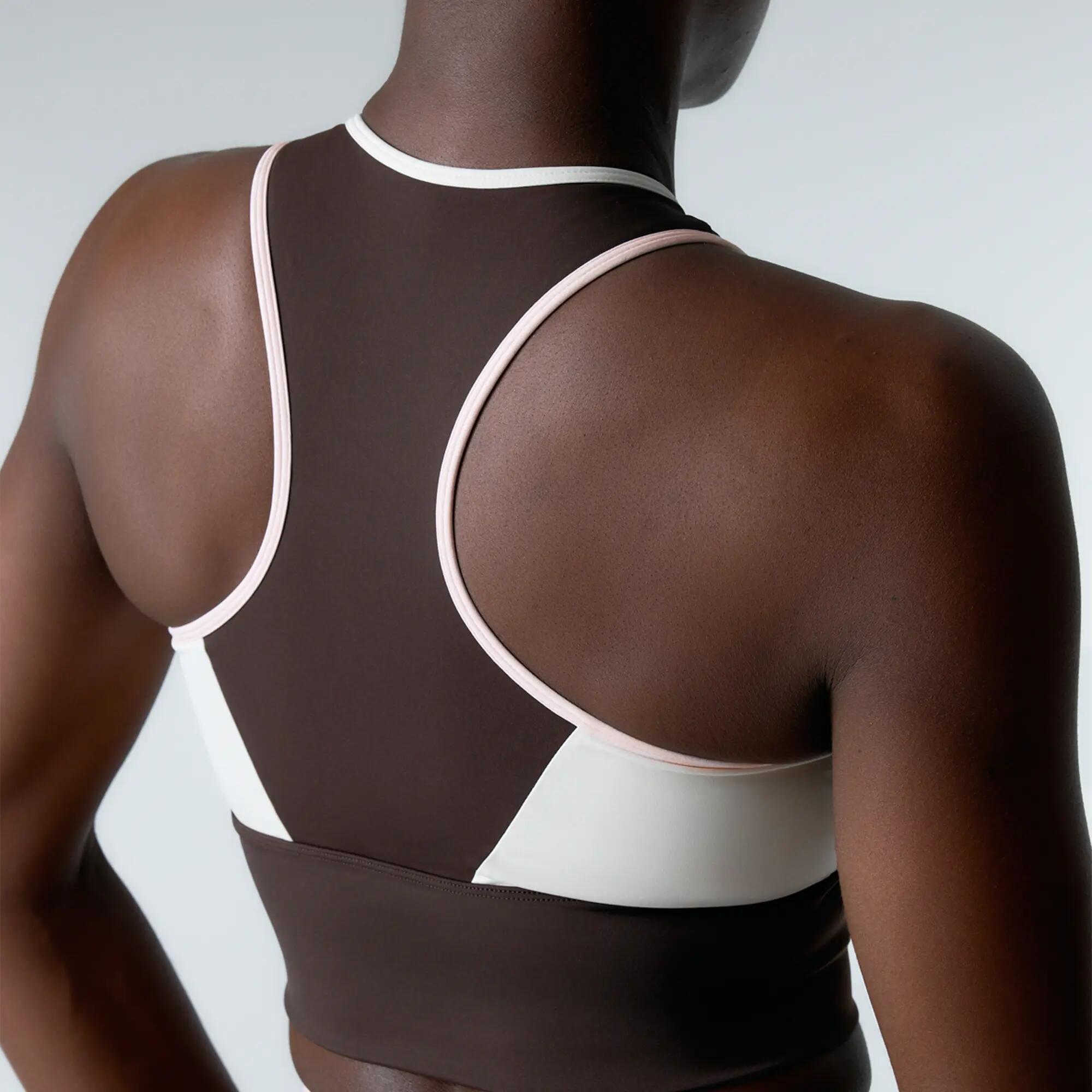 Sujetador Top deportivo Trackline Sujeción alta de mujer Black Limba 2/6