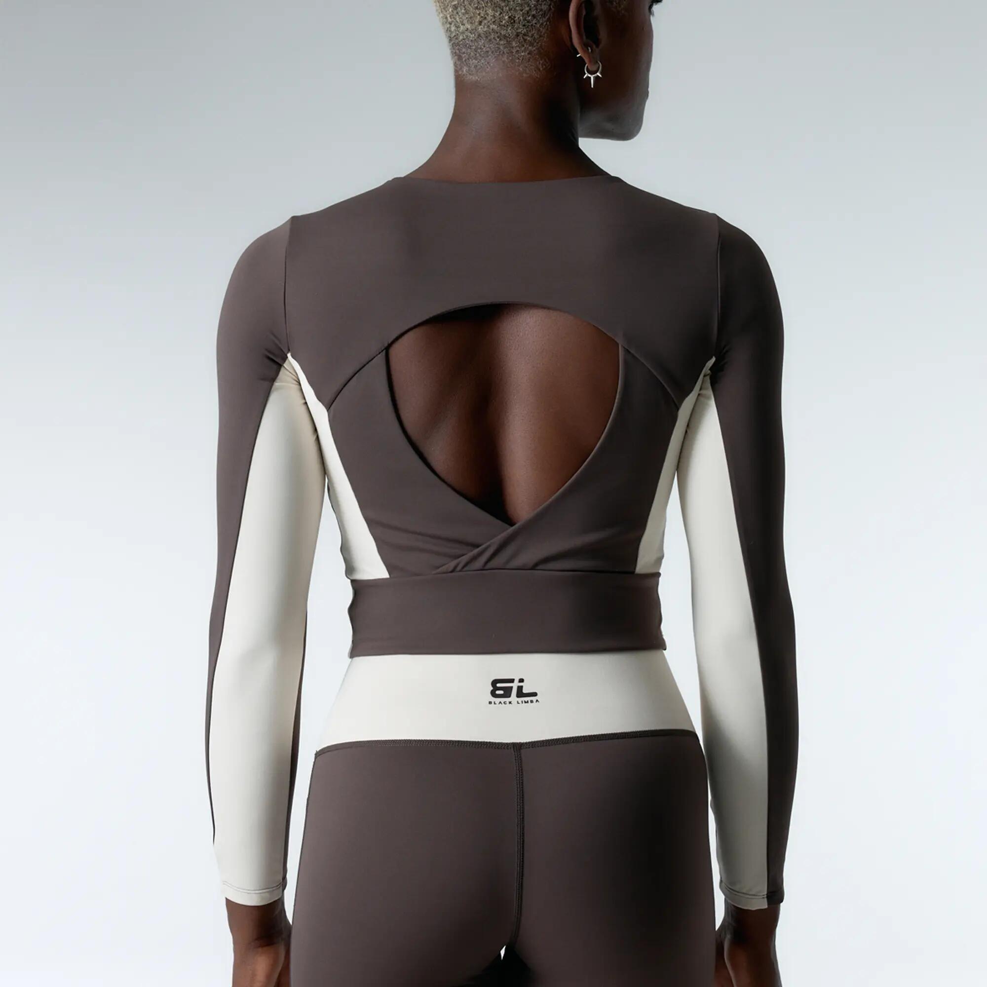Brassière de sport Sharpline  pour femmes Black Limba 2/6