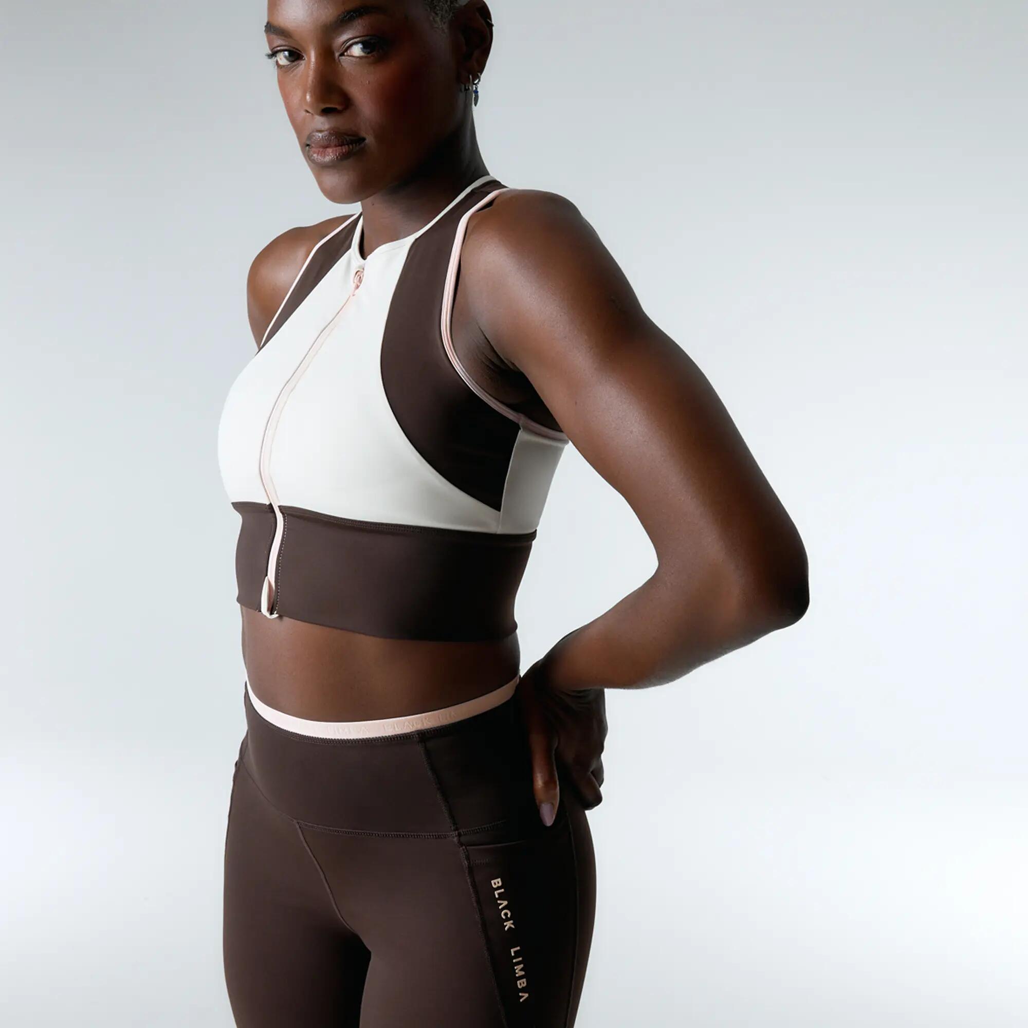 Ensemble de sport Top+Legging Trackline  pour femmes Black Limba 3/6