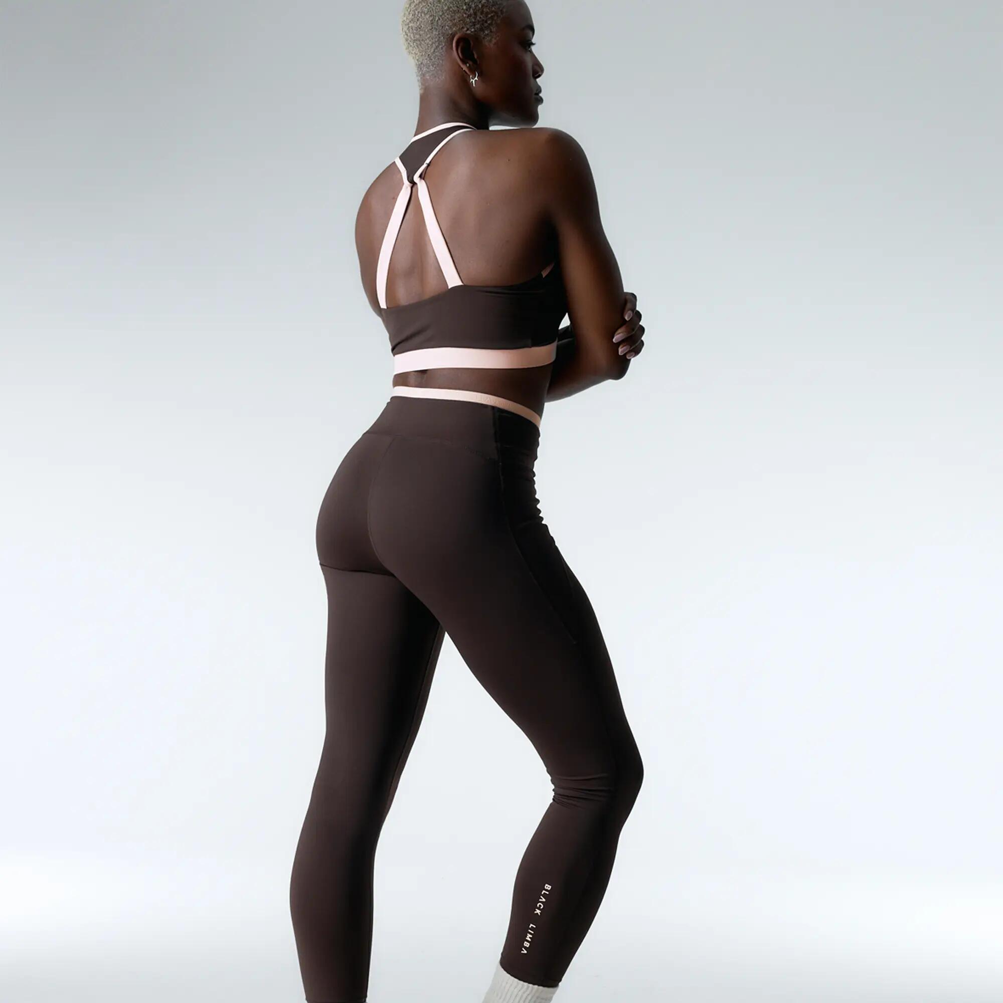 Ensemble de sport Top+Legging Shape Pulse & Trackline  pour femmes Black Limba 2/6