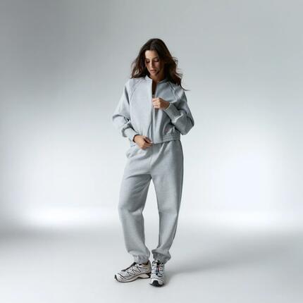 Ensemble de sport Top+Legging Cloud pour femmes Black Limba