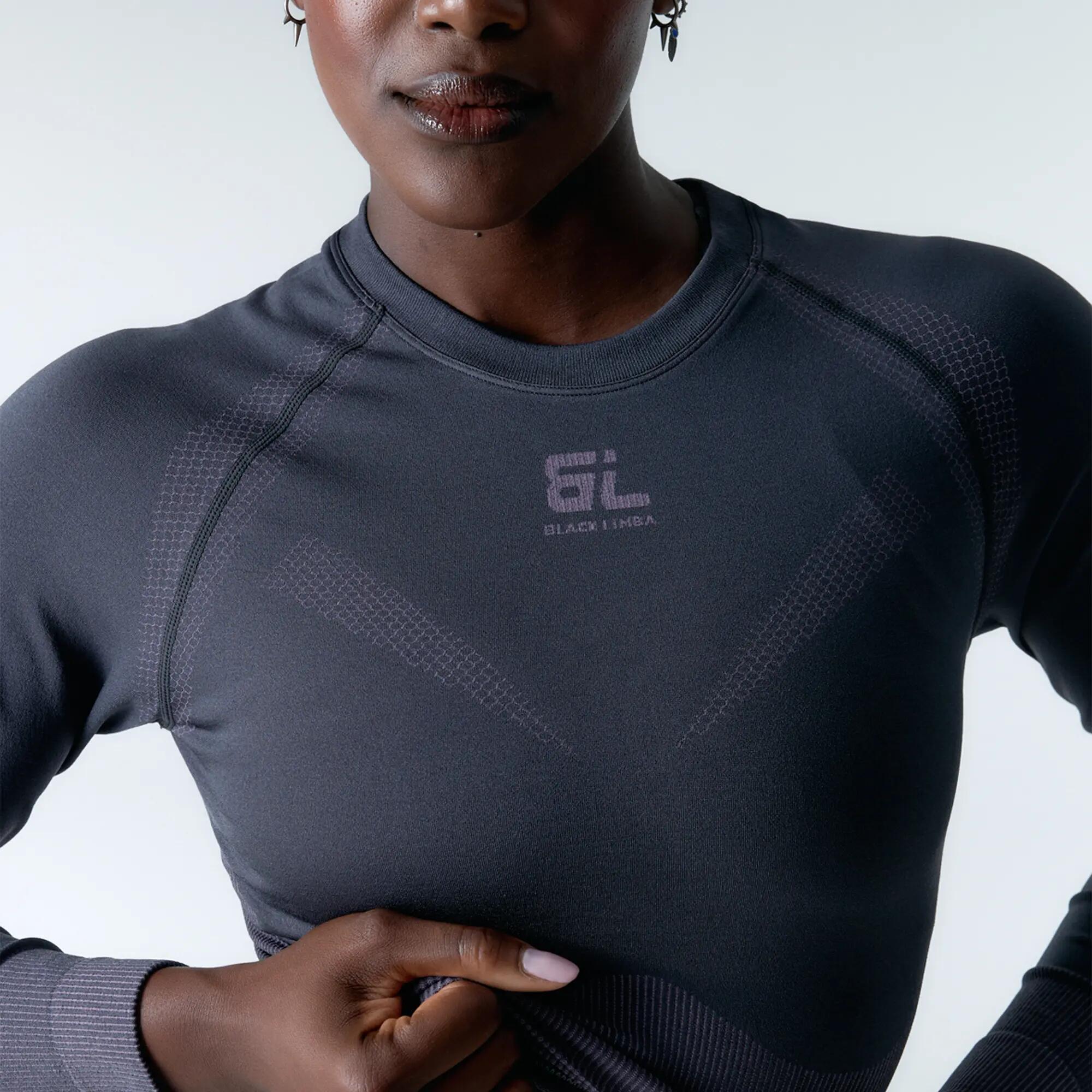 Conjunto desportivo Top+Legging Flex Motion & Flex Form das mulher Black Limba 5/6